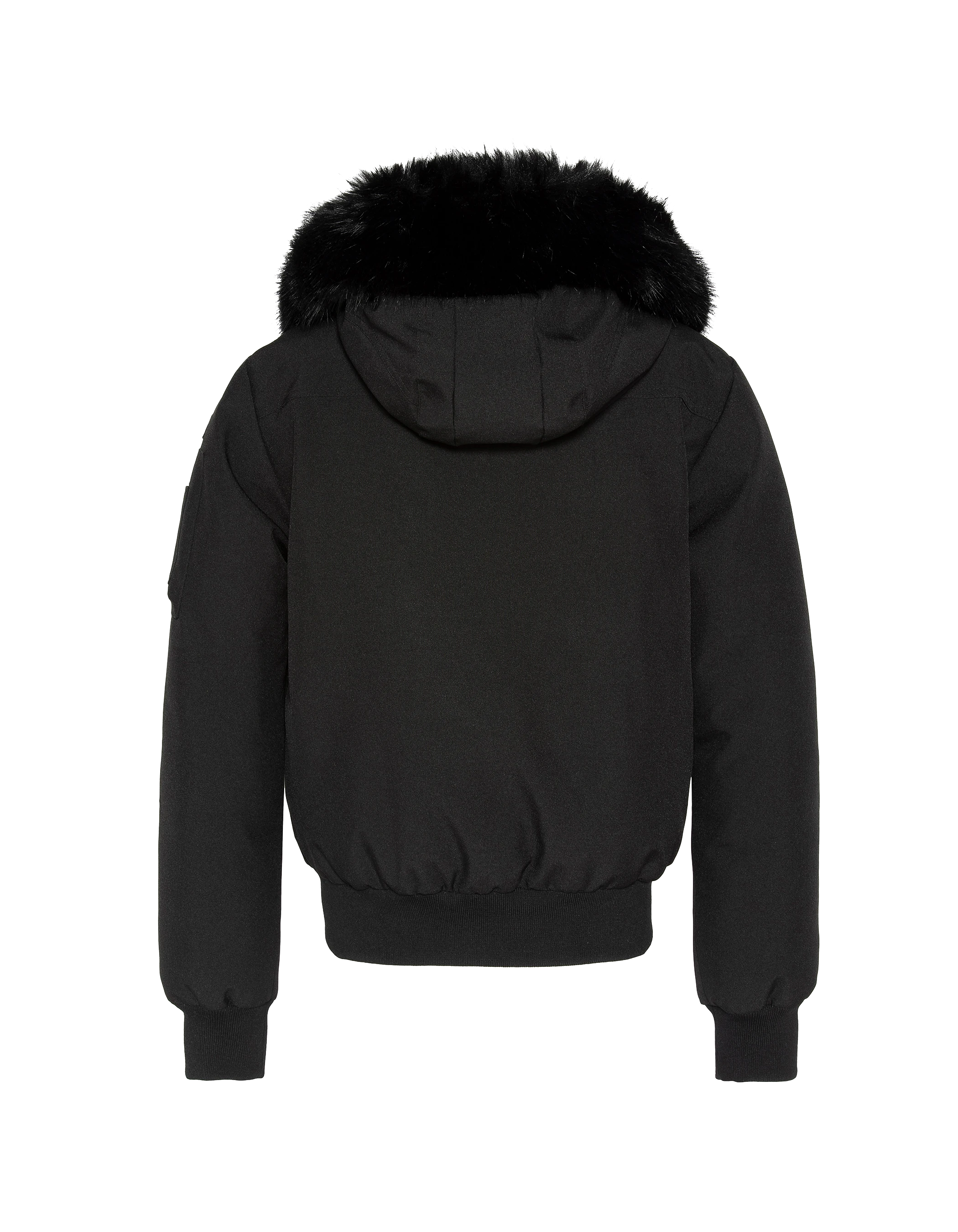 Giacca nera di snorkeling incappucciata-11