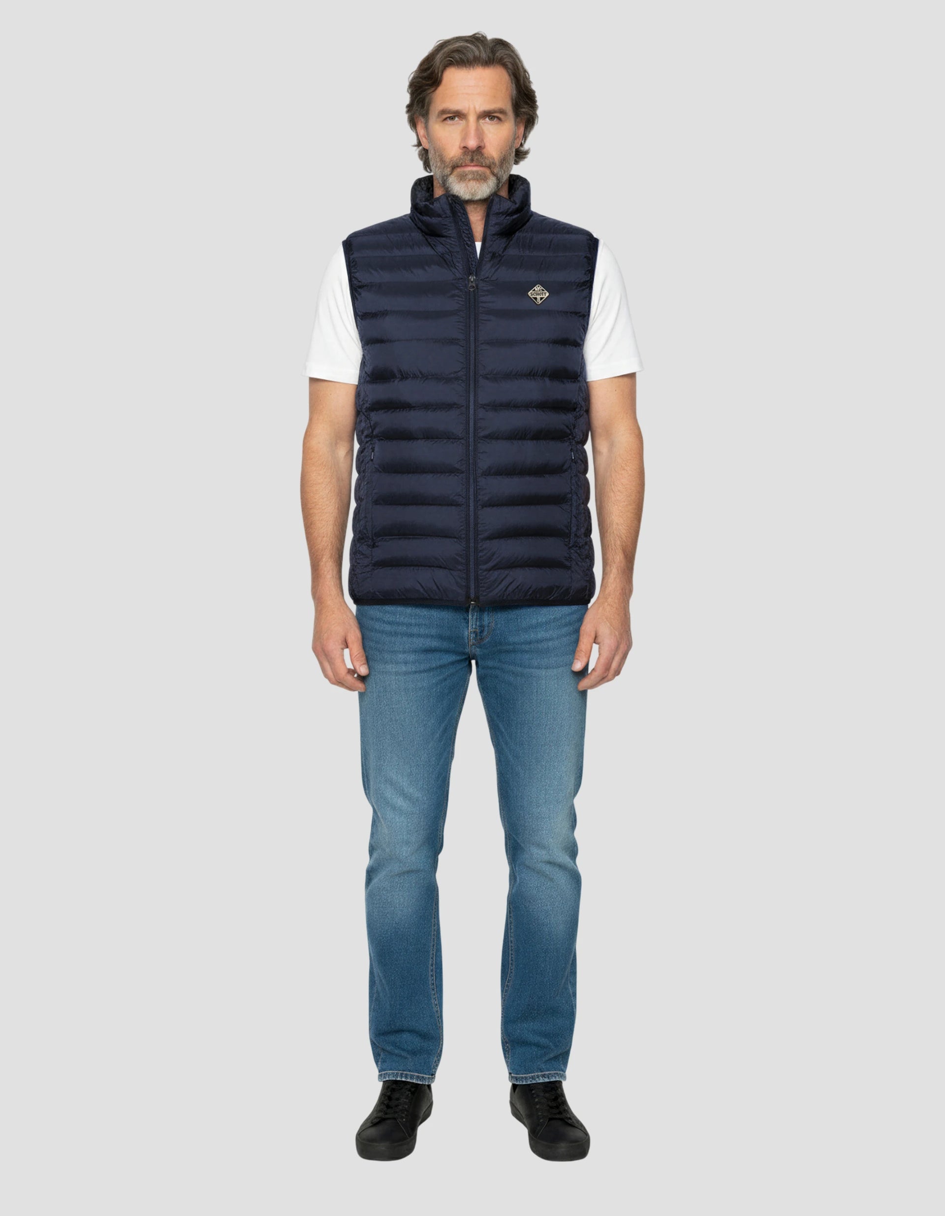 Pull-Gilet Schott homme | Jusqu'à -70 Pull-Gilet Schott homme | Jusqu'à -70