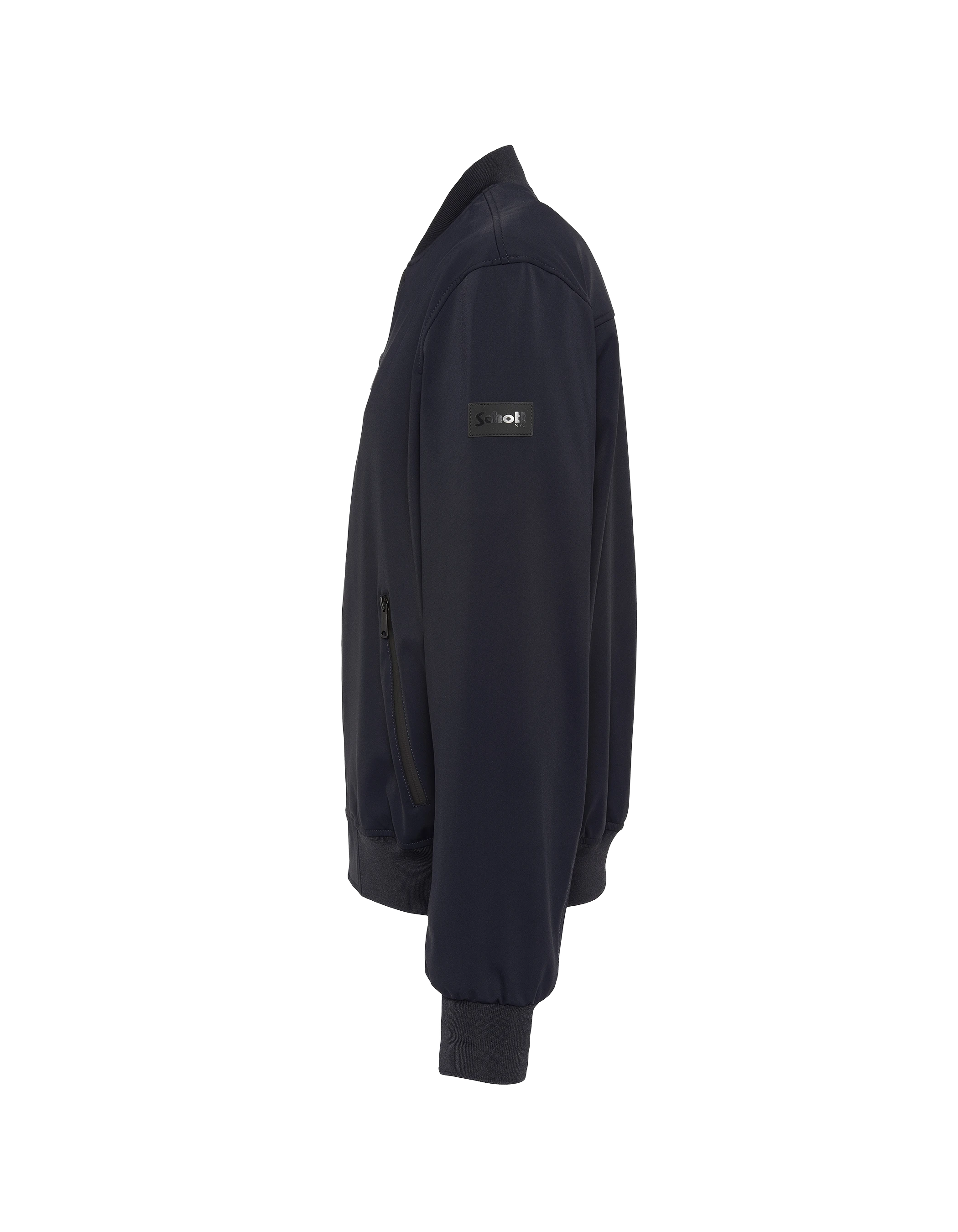 Blouson bomber technique bleu marine-3