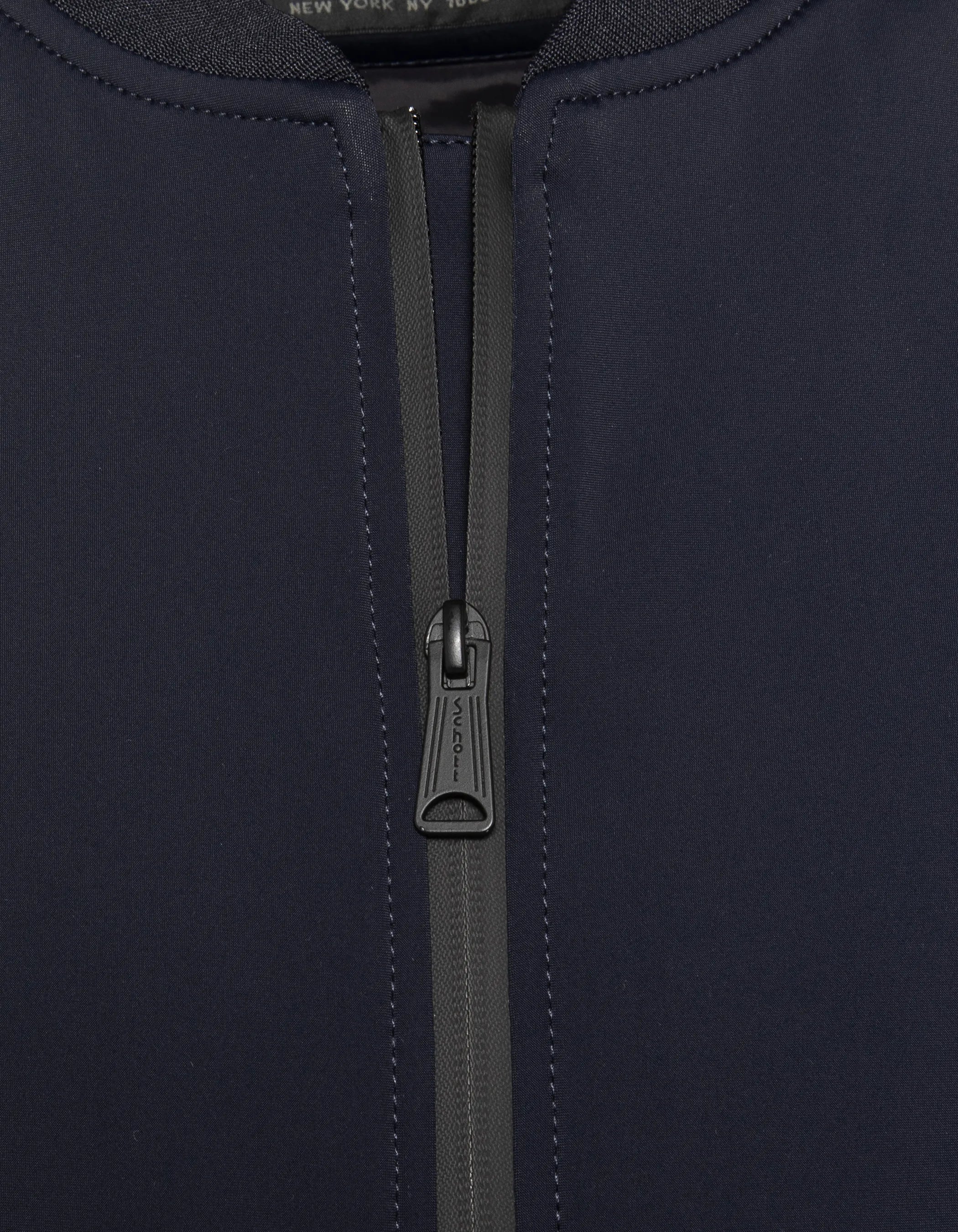 Blouson bomber technique bleu marine-4