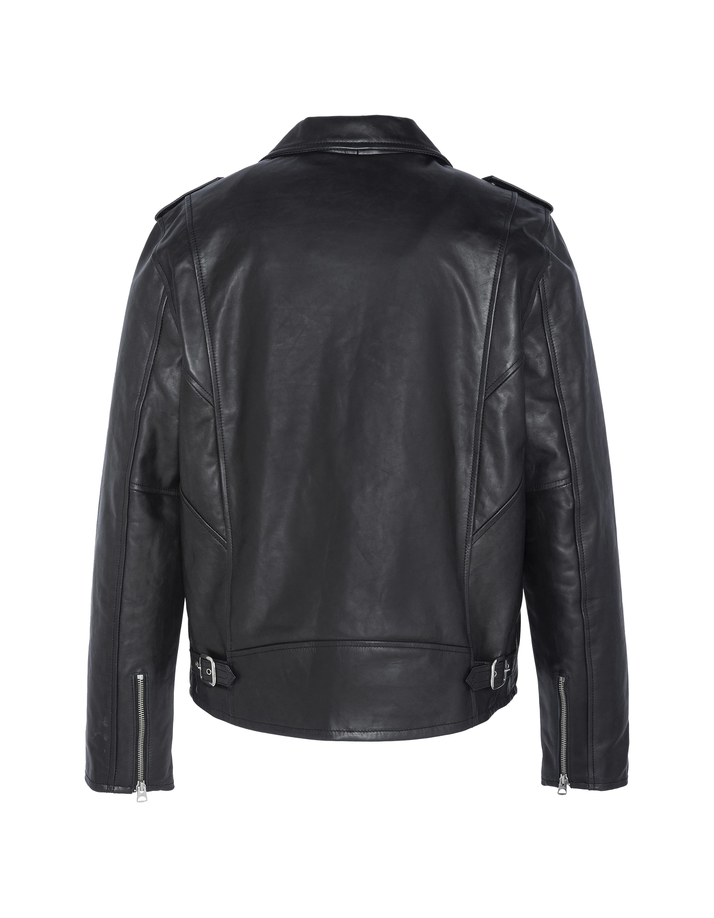 Black perfecto® jacket, cowhide leather
