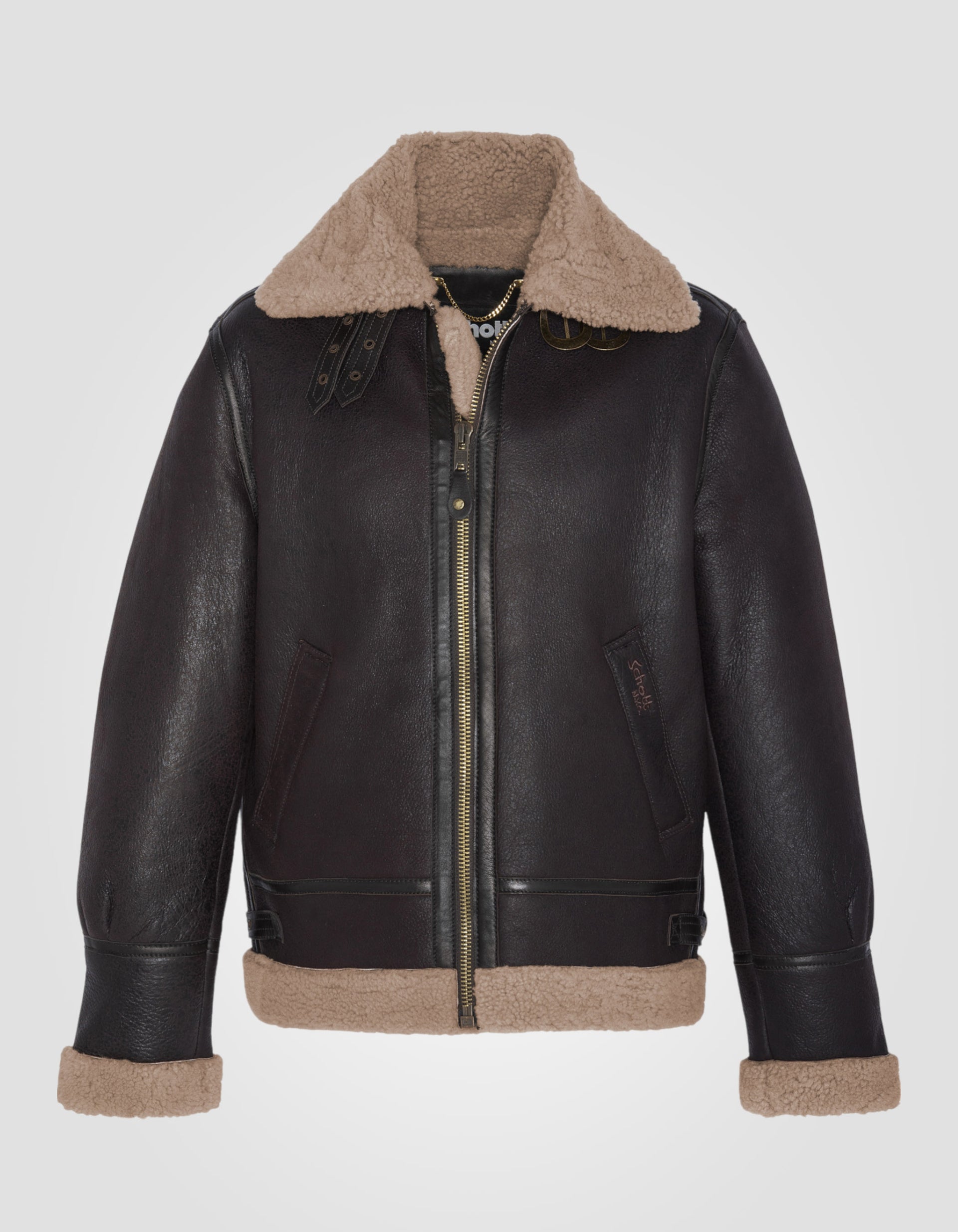 Buy B-3 Bomber jacket, sheepskin leather, Plus size Schott NYC 