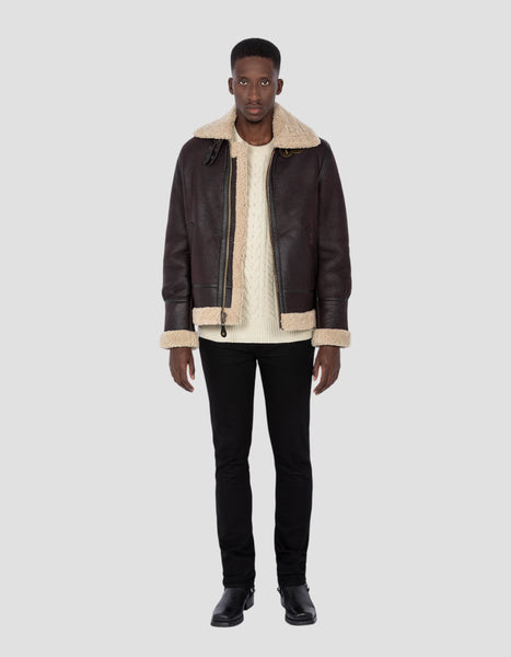 Bombardier B -3 Cordovan jacket, sheep leather - LC1259 | Schott NYC® Bombardier B -3 Cordovan jacket, sheep leather - LC1259 | Schott NYC®