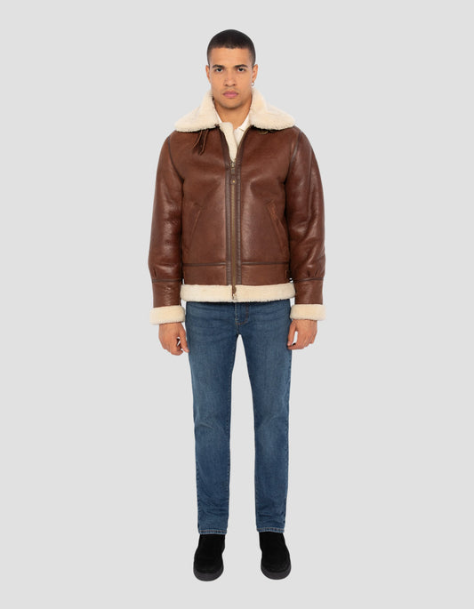 Bombardier B -3 Cordovan jacket, sheep leather - LC1259 | Schott NYC®