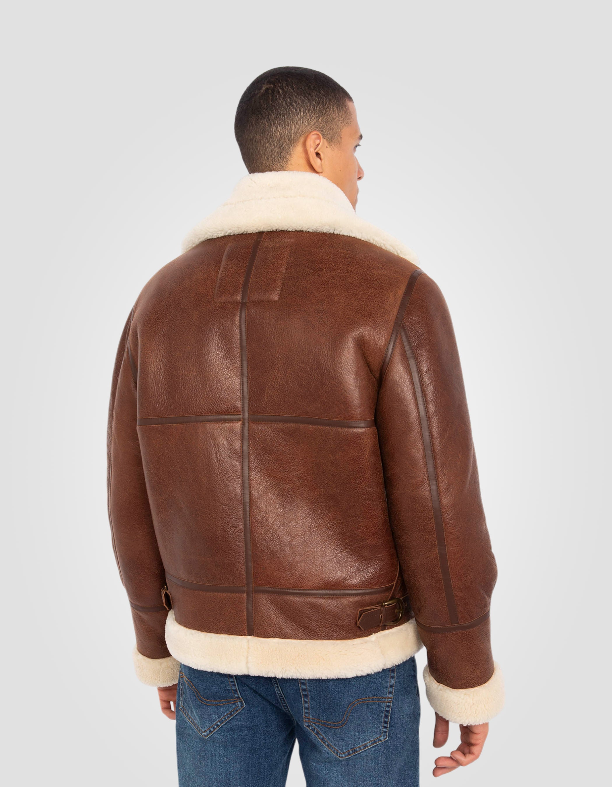 Bombardier B -3 Moka jacket, sheep leather LC1259 Schott NYC®