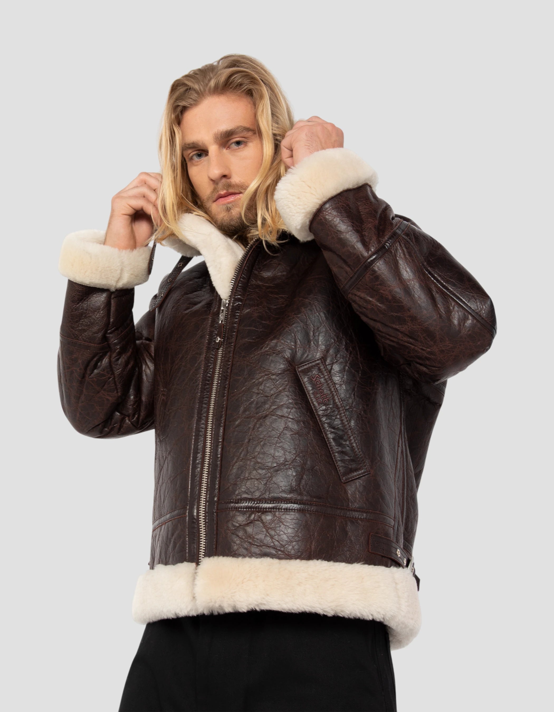 Brown B3 Bombardier type Bombardier, double -sided sheep