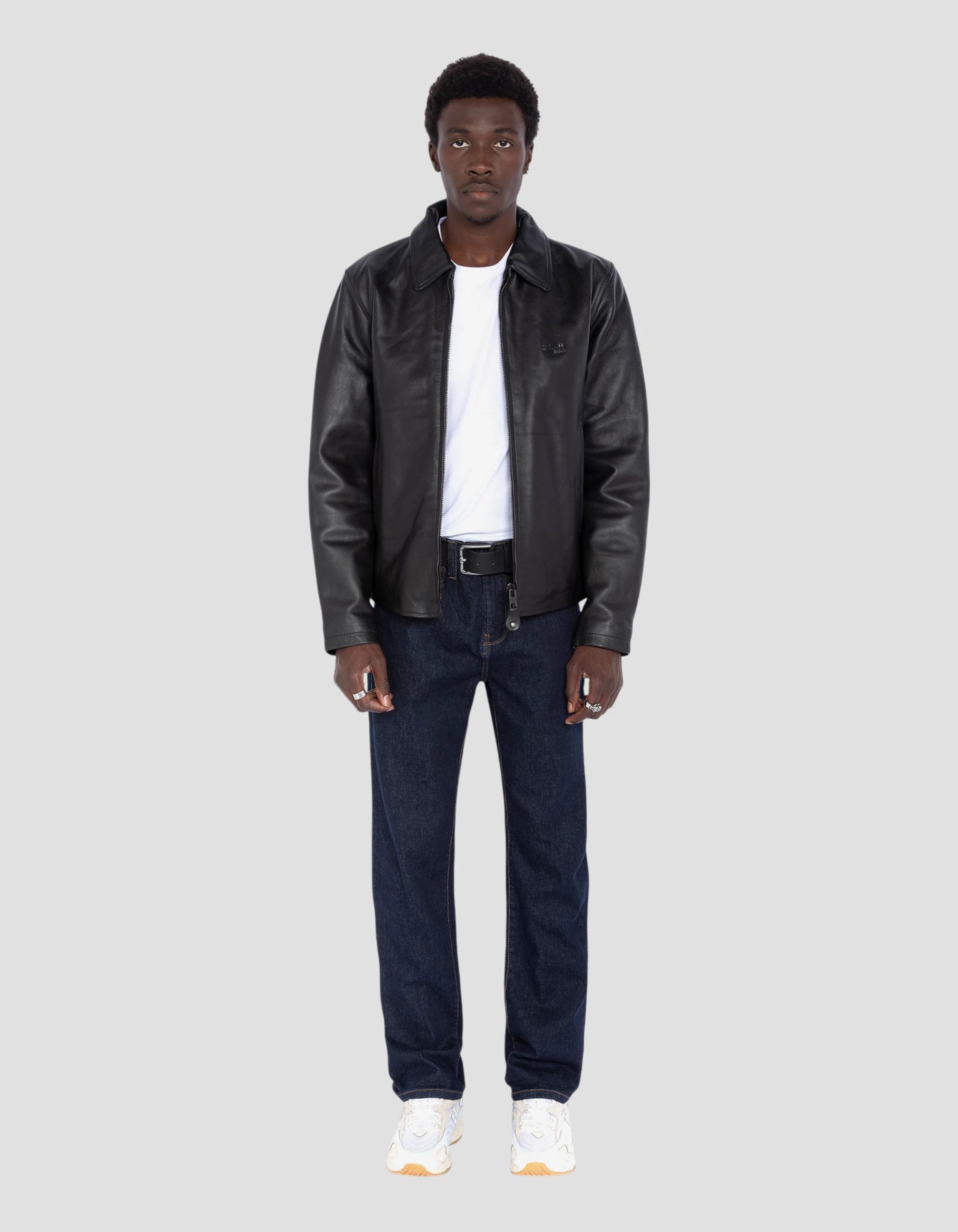 Black casual jacket, cowhide - LC5100 | Schott NYC®