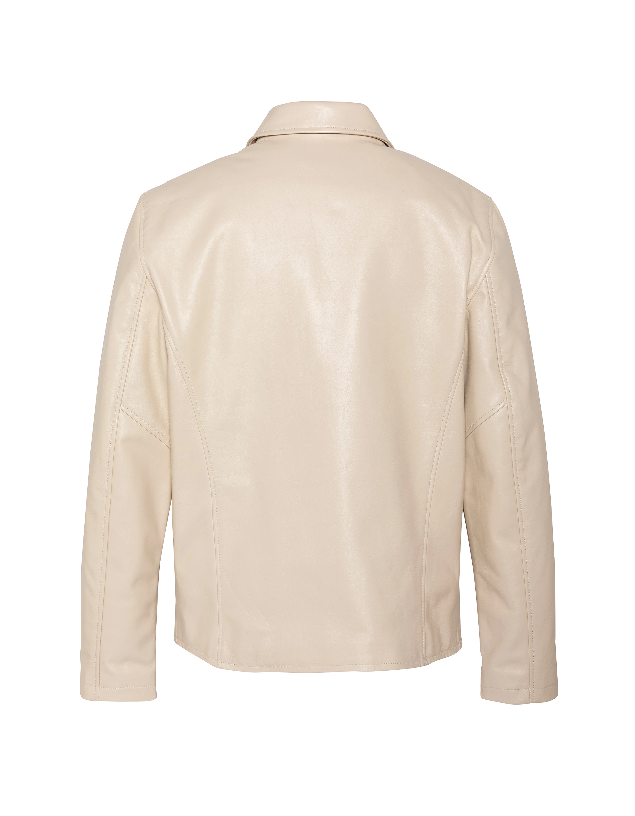 Off-white casual jacket, cowhide leather-2