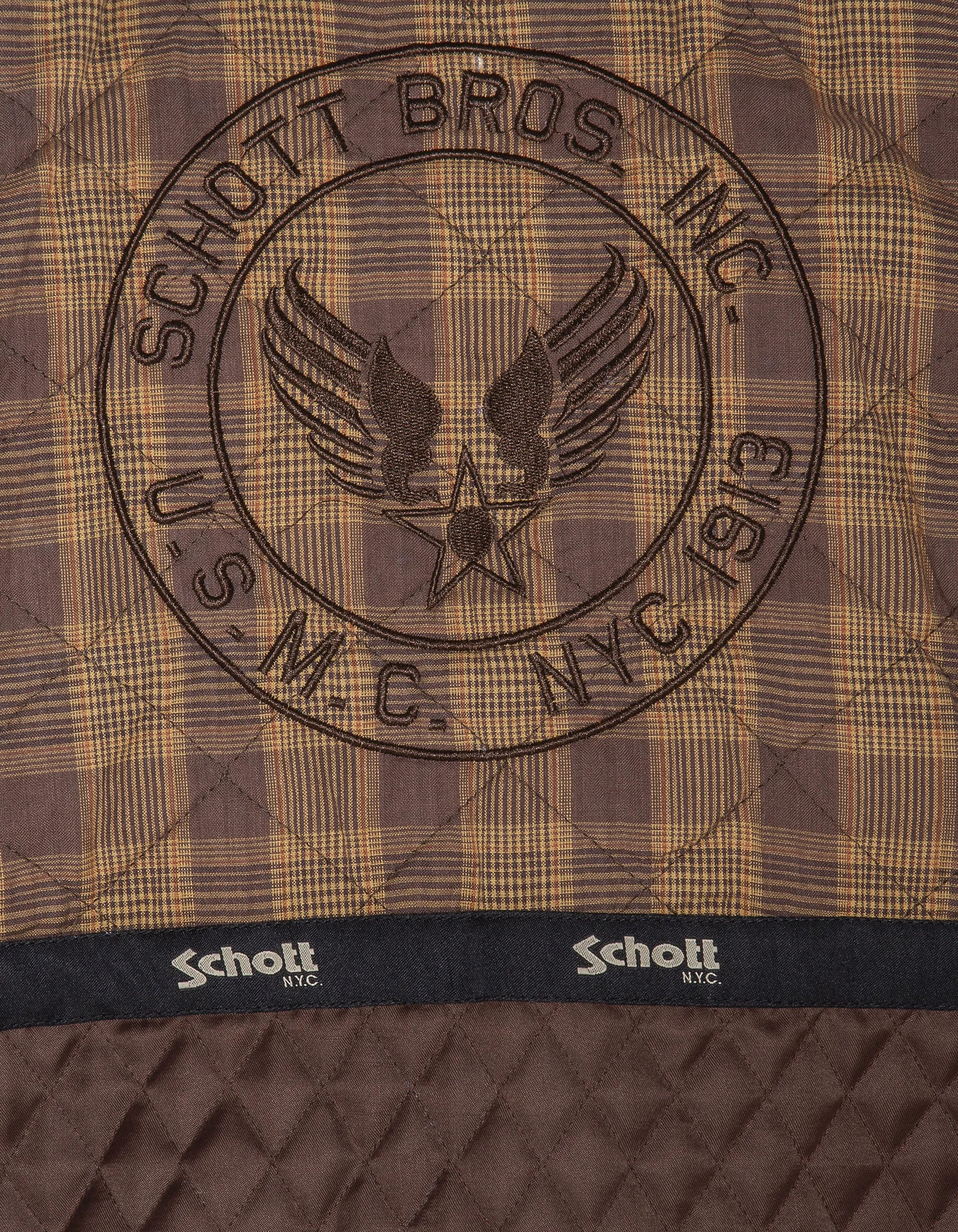 Type A-2 vintage brown pilot jacket, cowhide leather-8