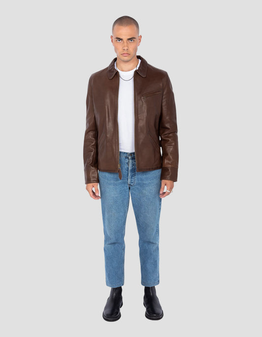 Black right jacket, cowhide leather - LC952 | Schott NYC®
