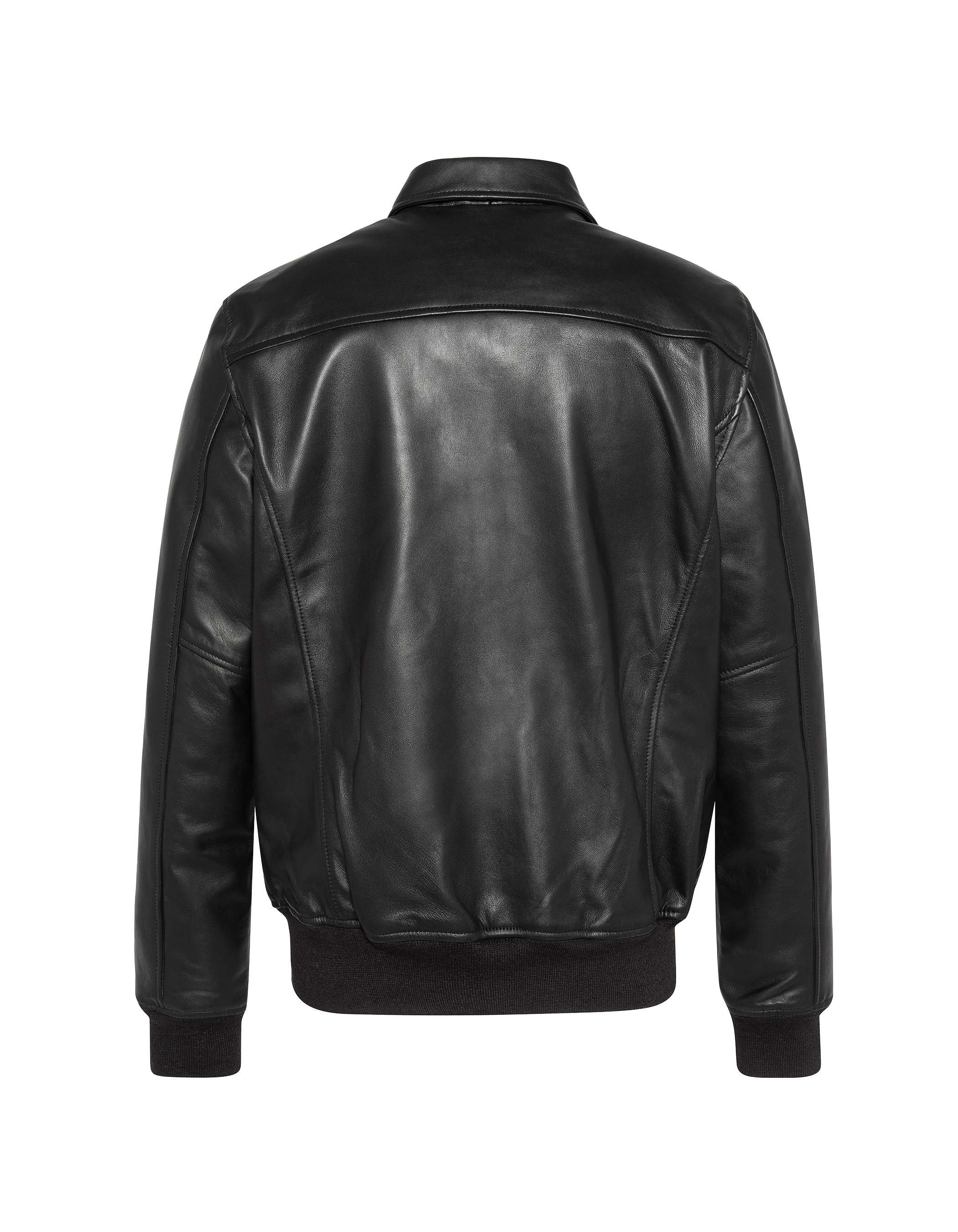 flight jacket black, lambskin leather-7