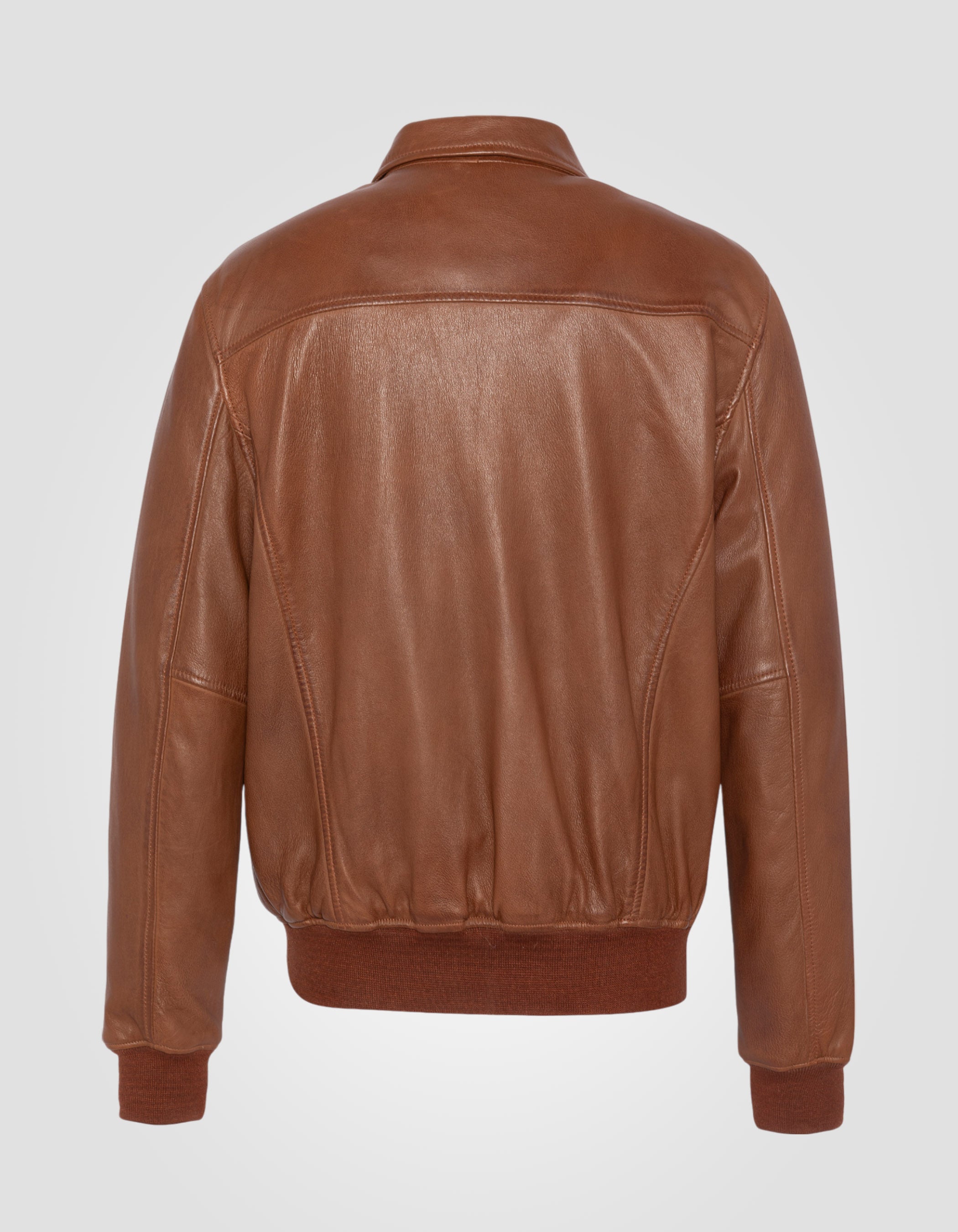 Cognac aviator jacket, Lamb leather Lcaviator Schott NYC®