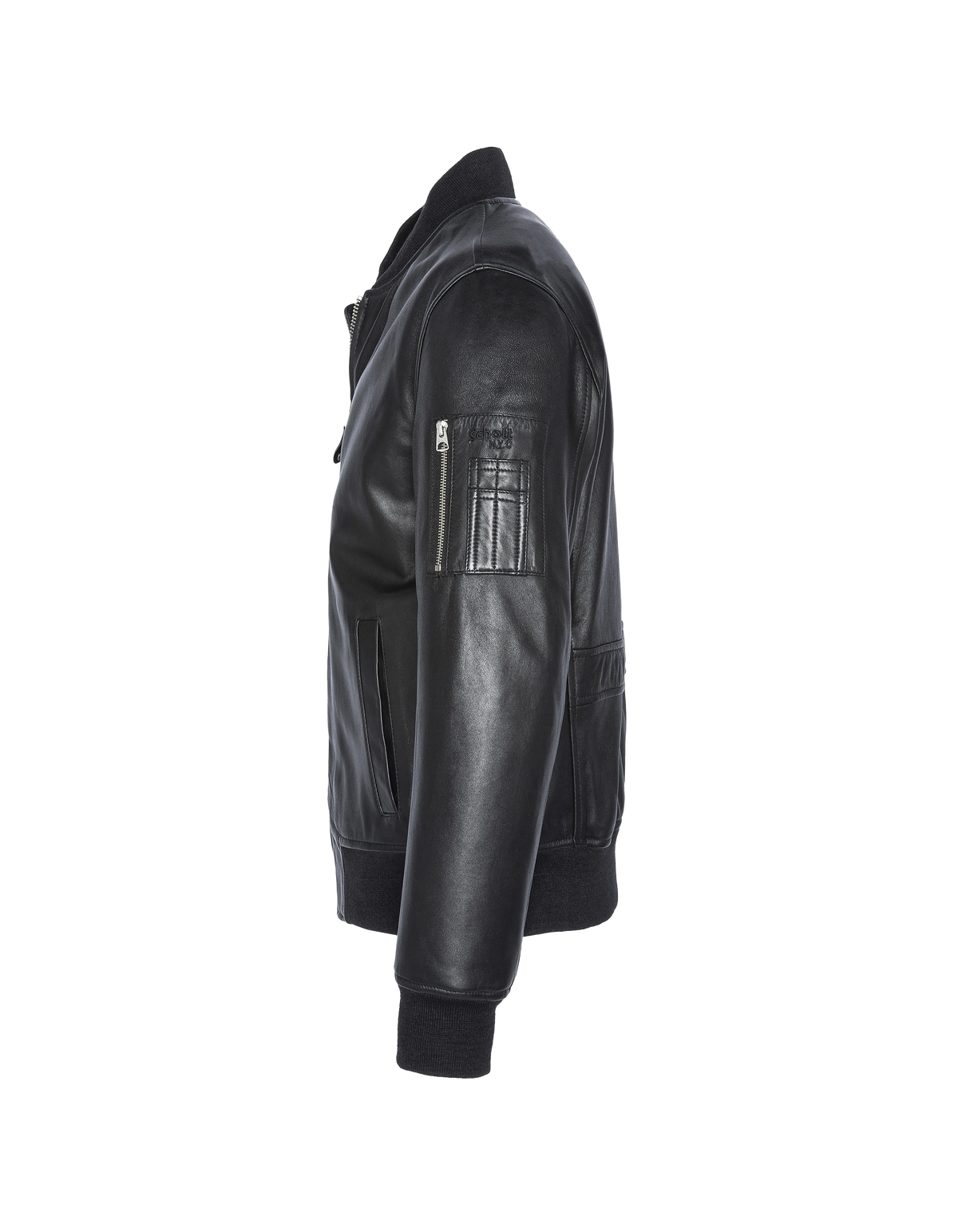 Bomber Ma -1 black, Lamb leather - Lcbomb | Schott NYC® Bomber Ma -1 black, Lamb leather - Lcbomb | Schott NYC®