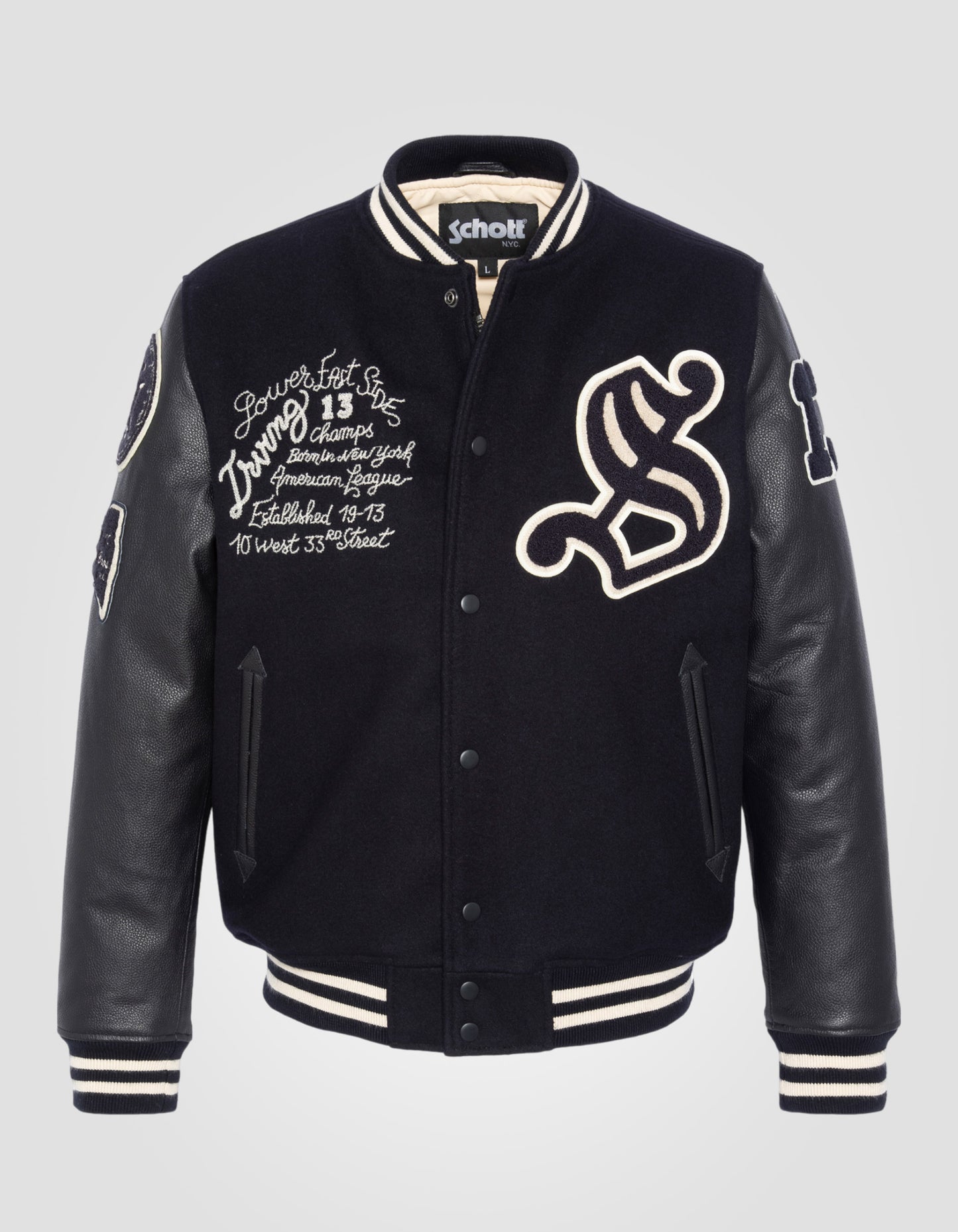 Blouson Teddy American Jock Jacket Veste Teddy Homme Veste