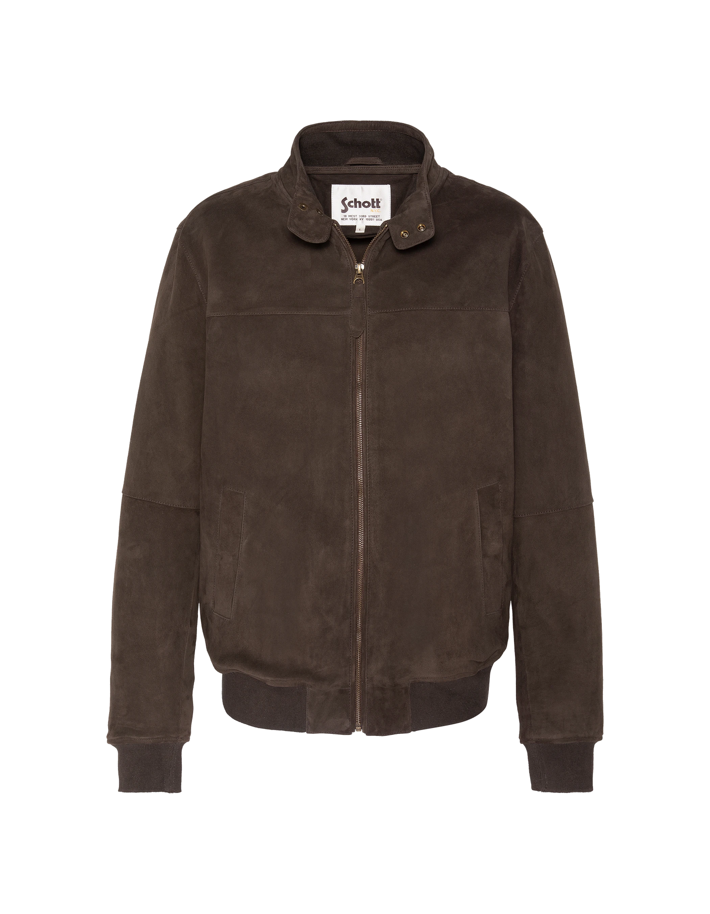 Brown stardust jacket, goat suede ultralight