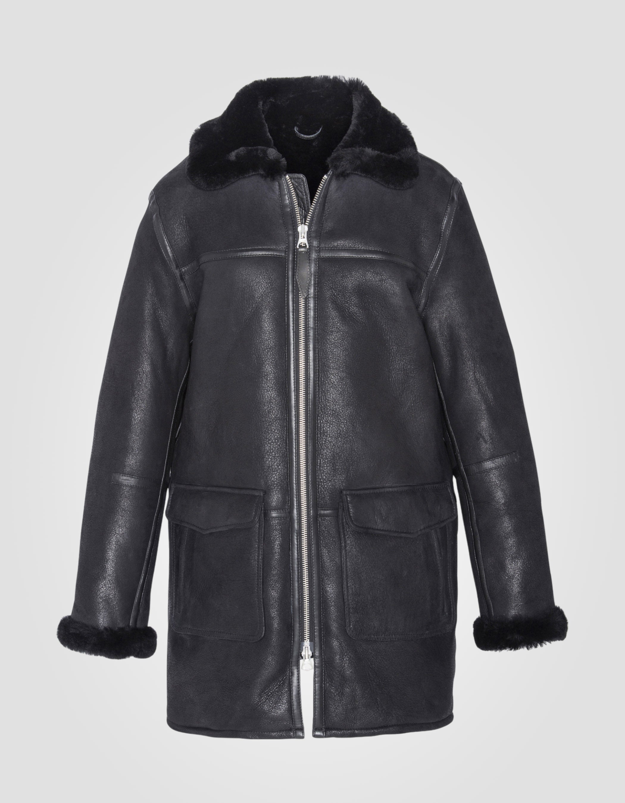 Schott NYC Lccolorado Leren herenjas, zwart, XL Schott NYC Lccolorado Leren herenjas, zwart, XL