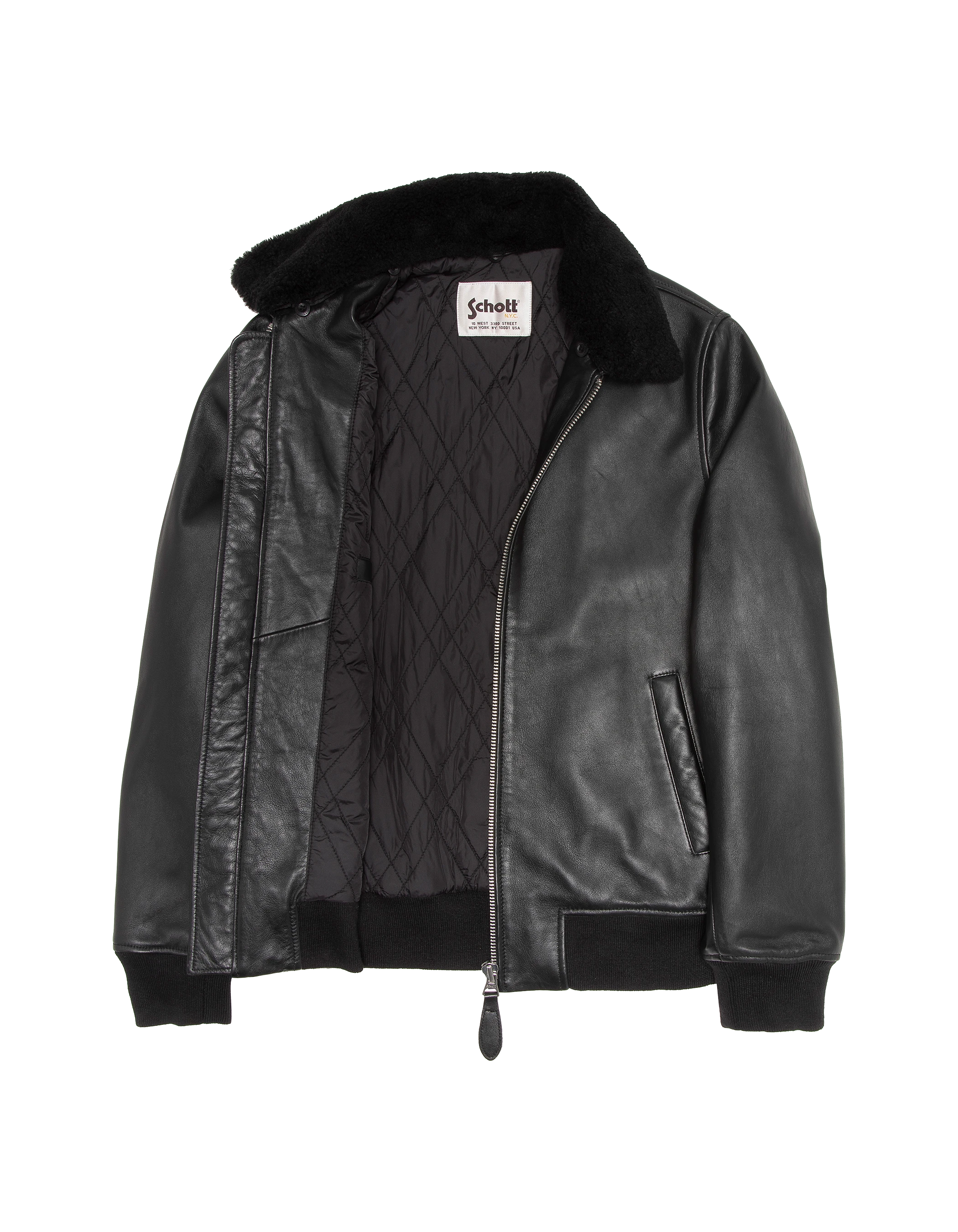 Black casual jacket, lambskin leather-8