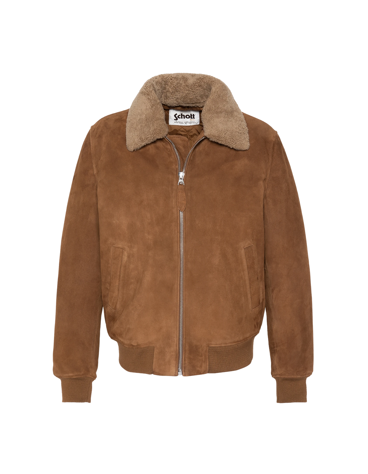 Casual rust jacket, goat suede