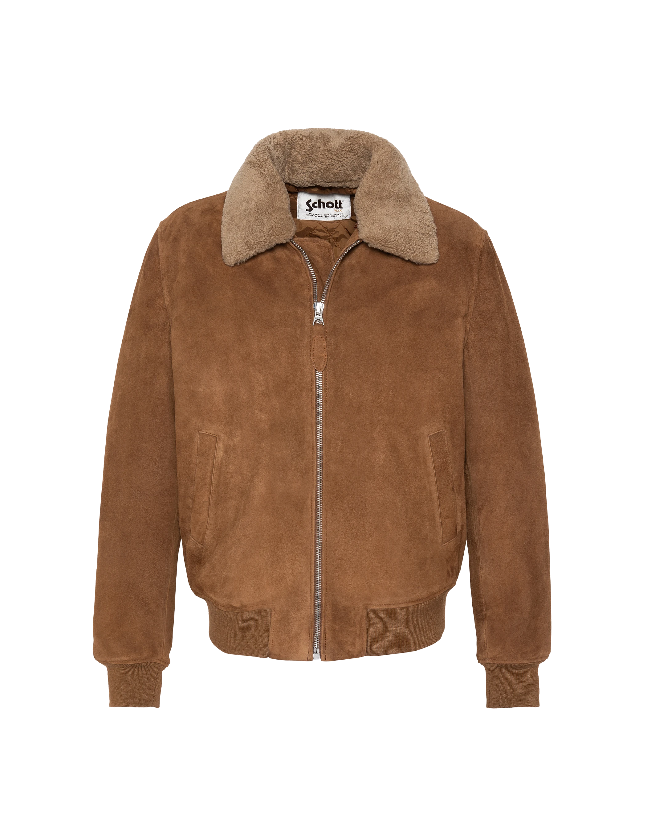 Casual rust jacket, goat suede-2