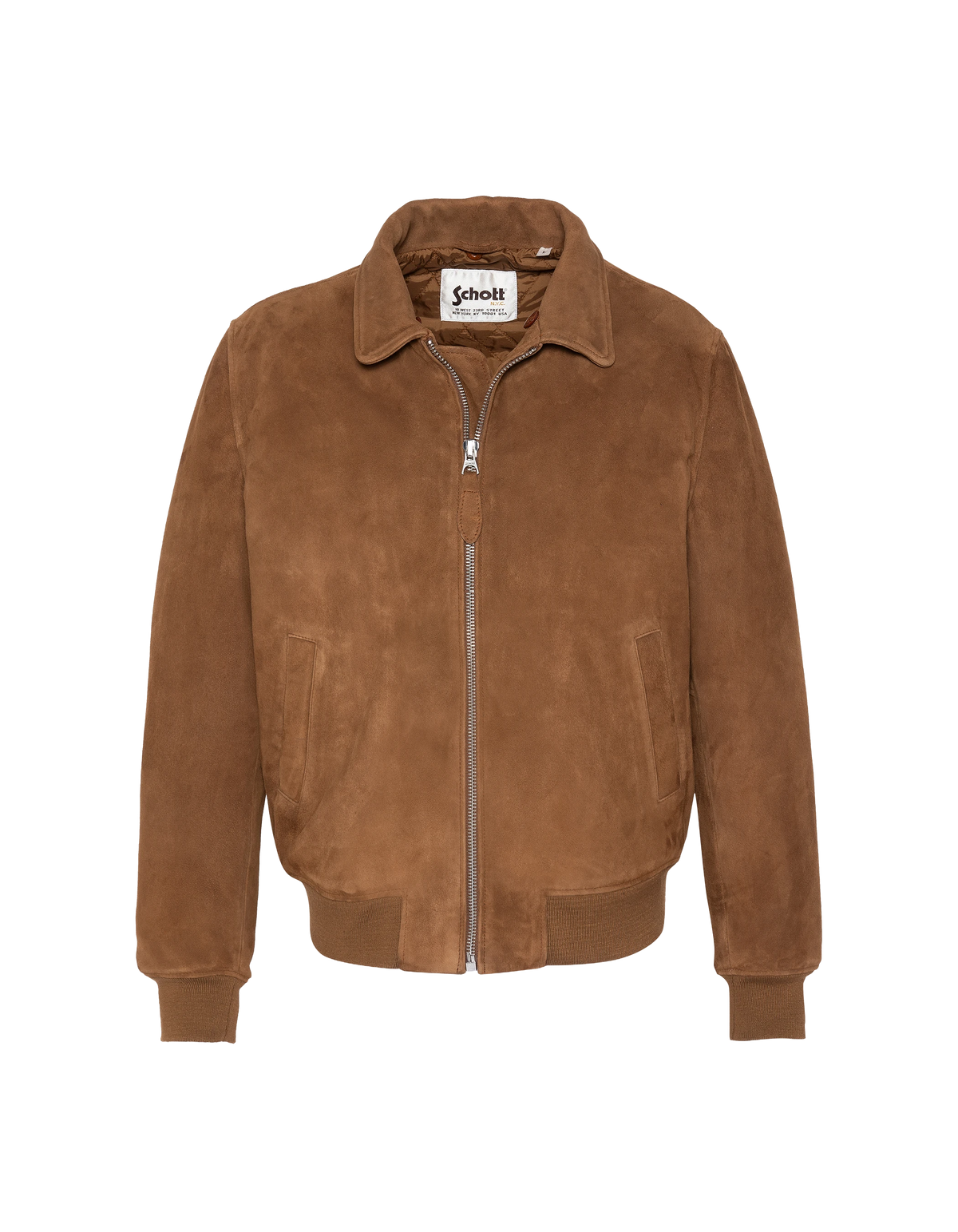 Casual rust jacket, goat suede