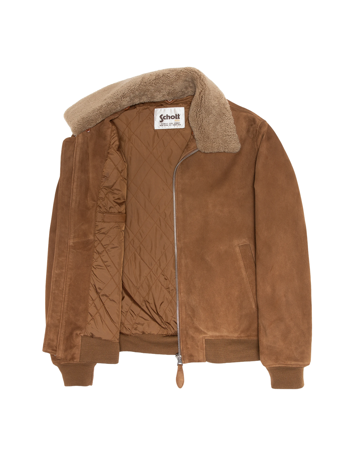 Casual rust jacket, goat suede-8