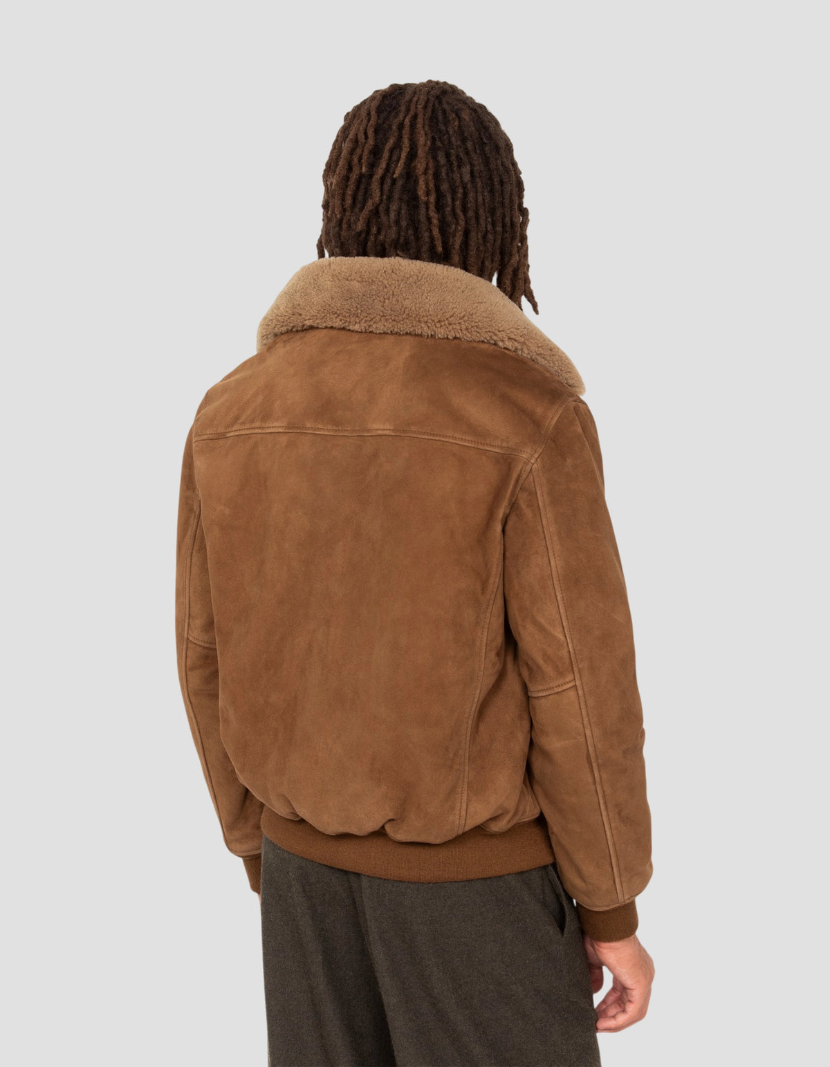Casual rust jacket, goat suede
