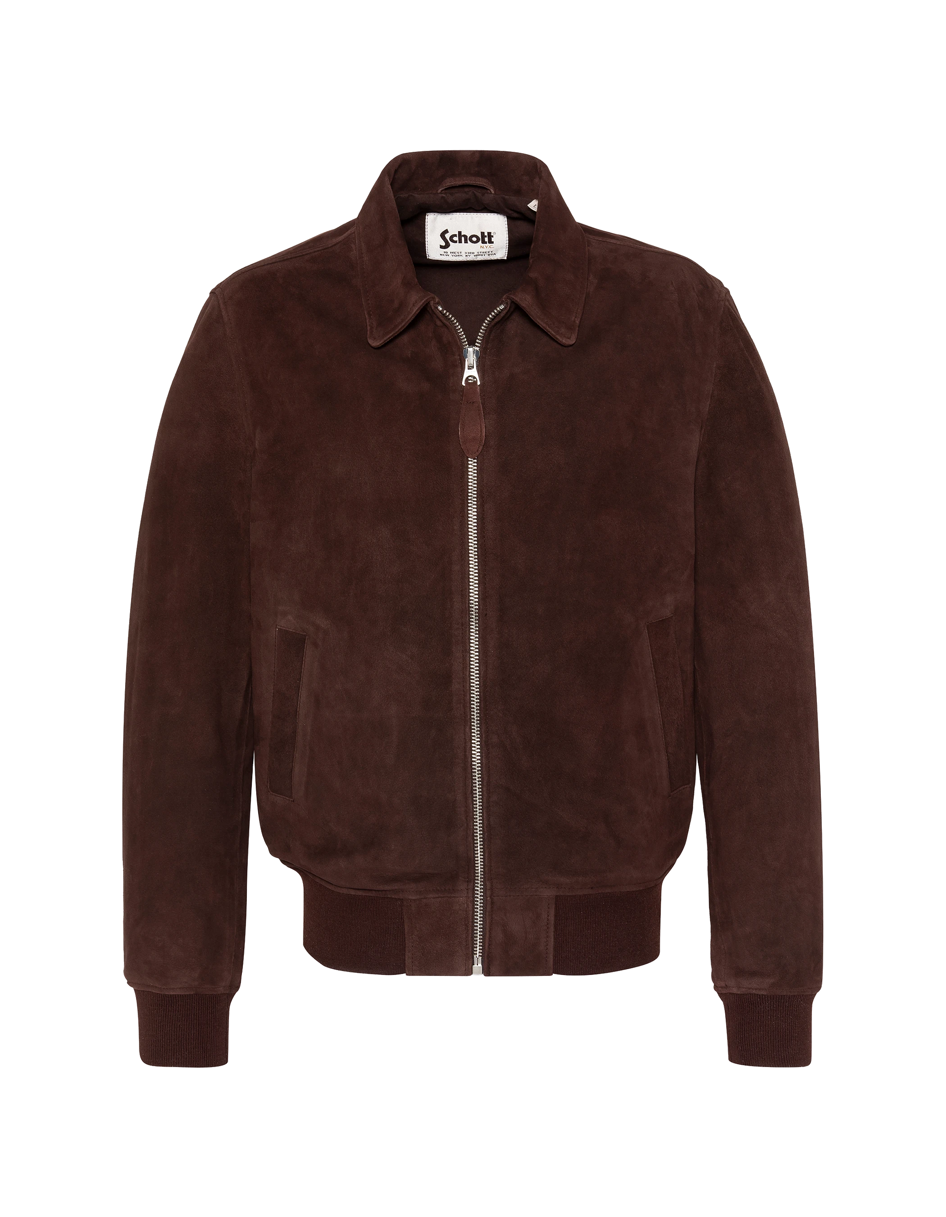 Schott ウールジャケット　Size40 Dark brown casual jacket, goat suede - LCFLYCITYS | Schott NYC®