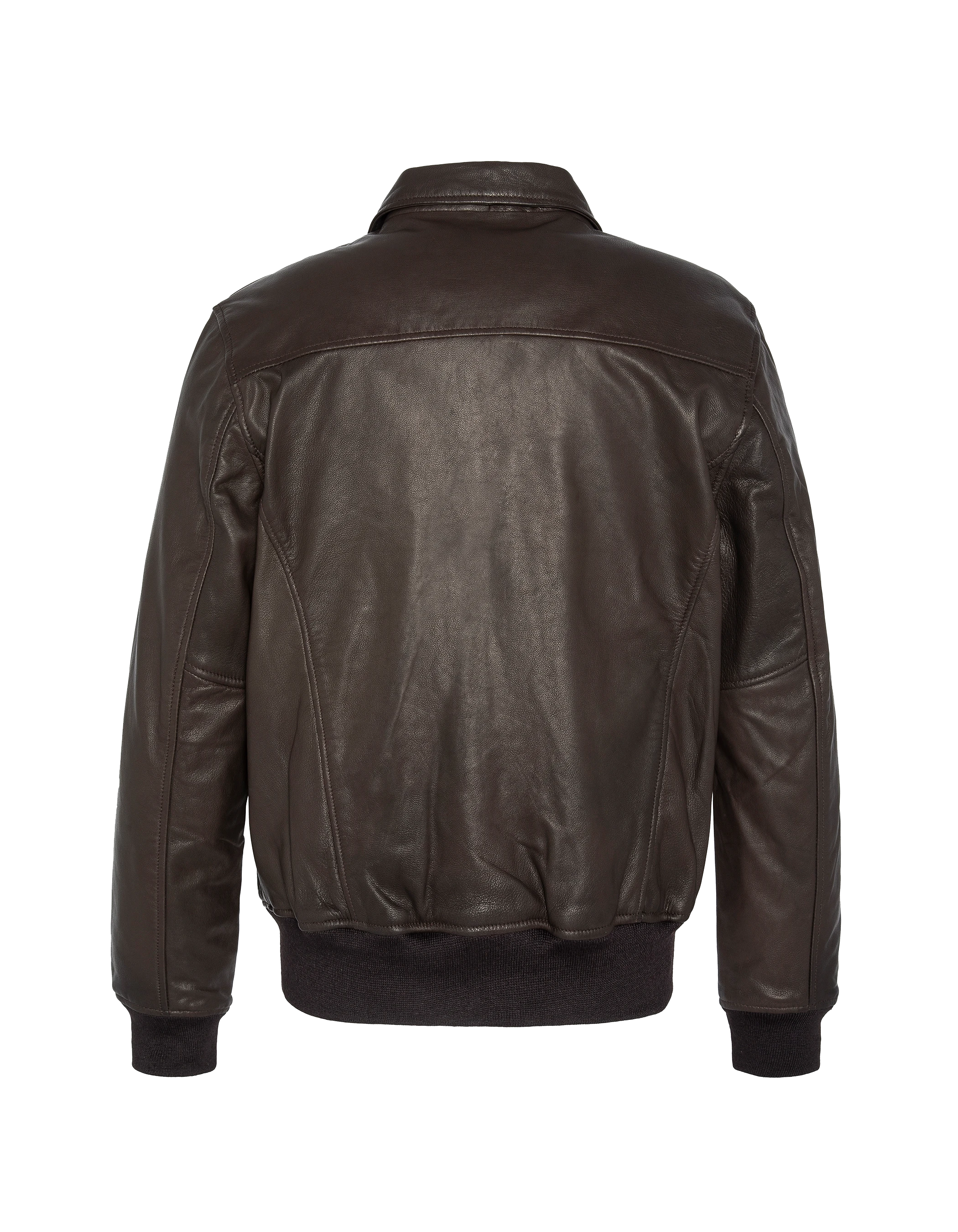 Type A-2 brown pilot jacket, goat leather-7