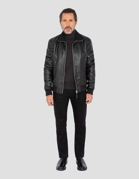 ジャケット・アウター FACTOTUM leather jacket black 46 lamb lcfresno__black__p1_grande.