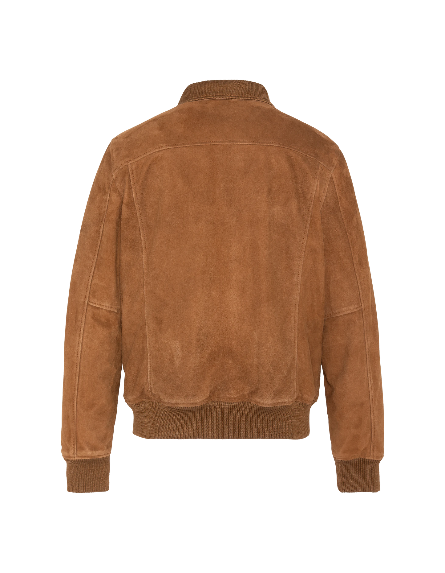 Blouson rétro rouille, chèvre velours