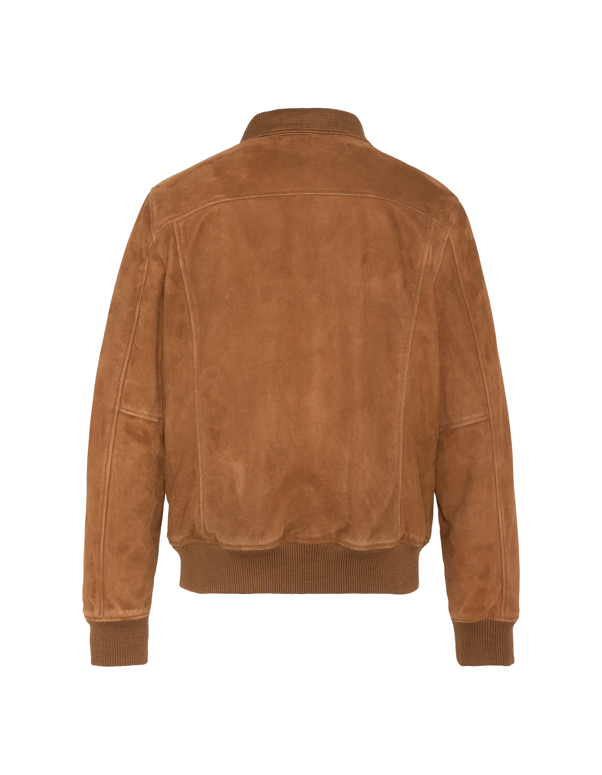 Blouson rétro rouille, chèvre velours-7