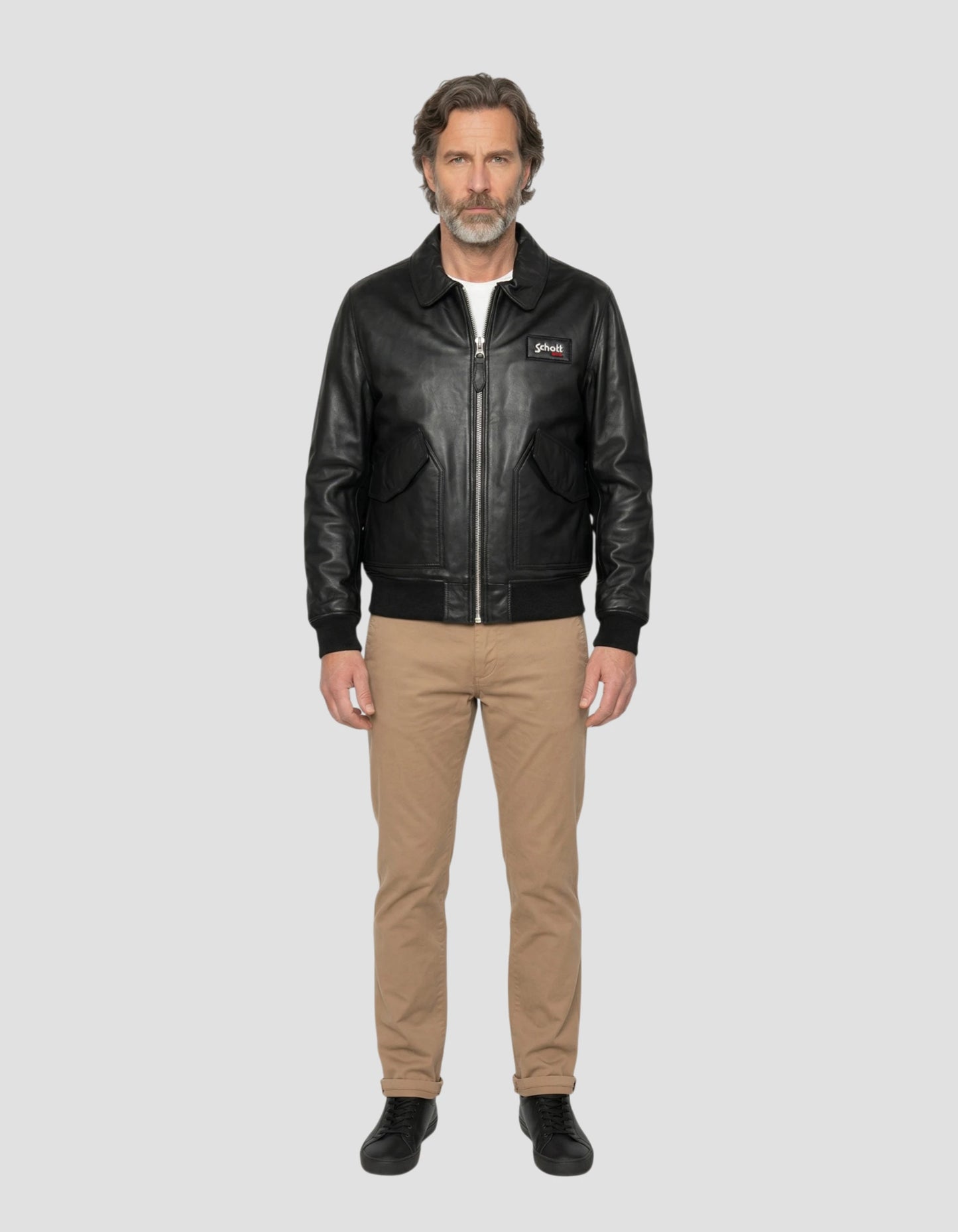 CWU black jacket, lambskin leather