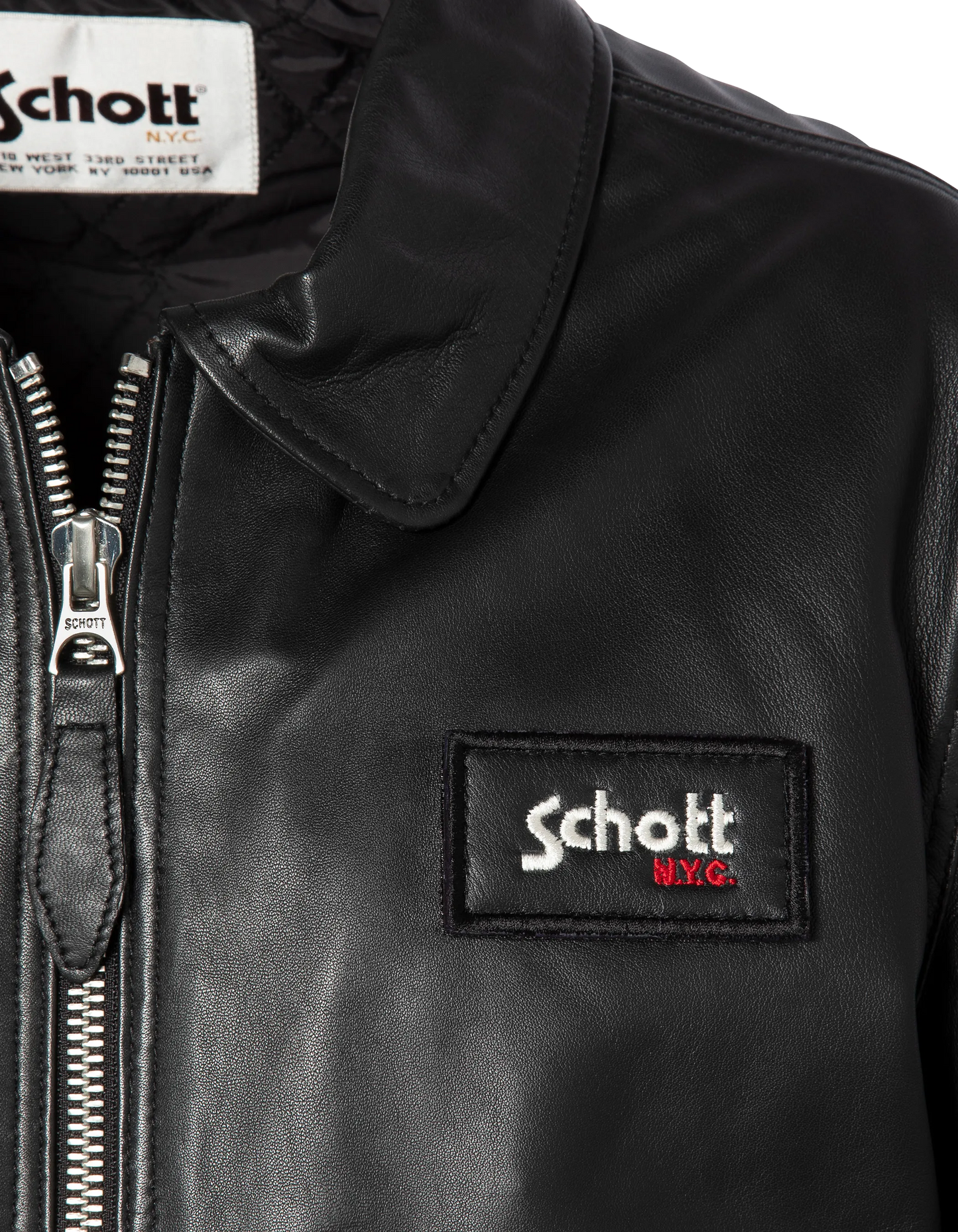 CWU black jacket, lambskin leather