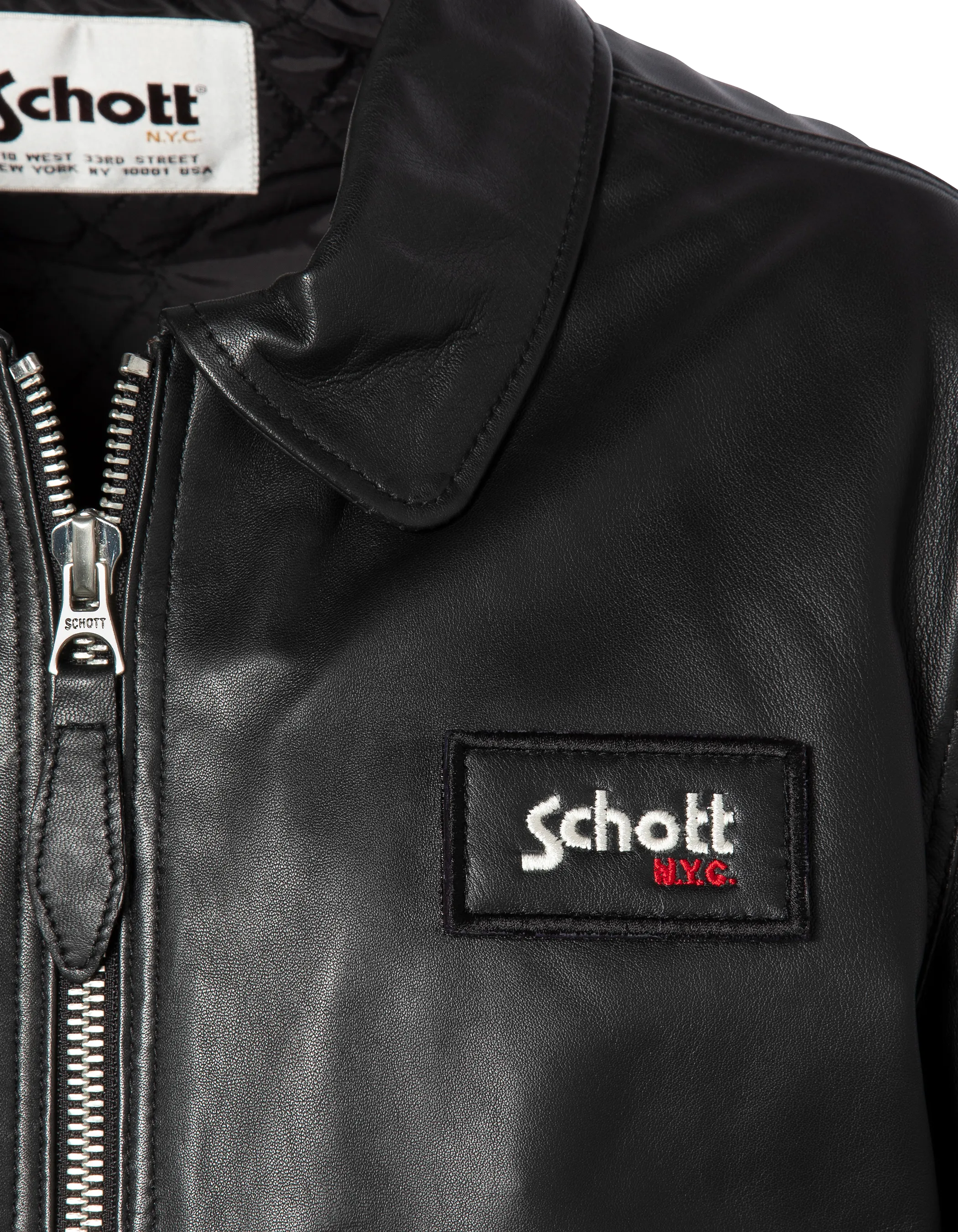 CWU black jacket, lambskin leather-5