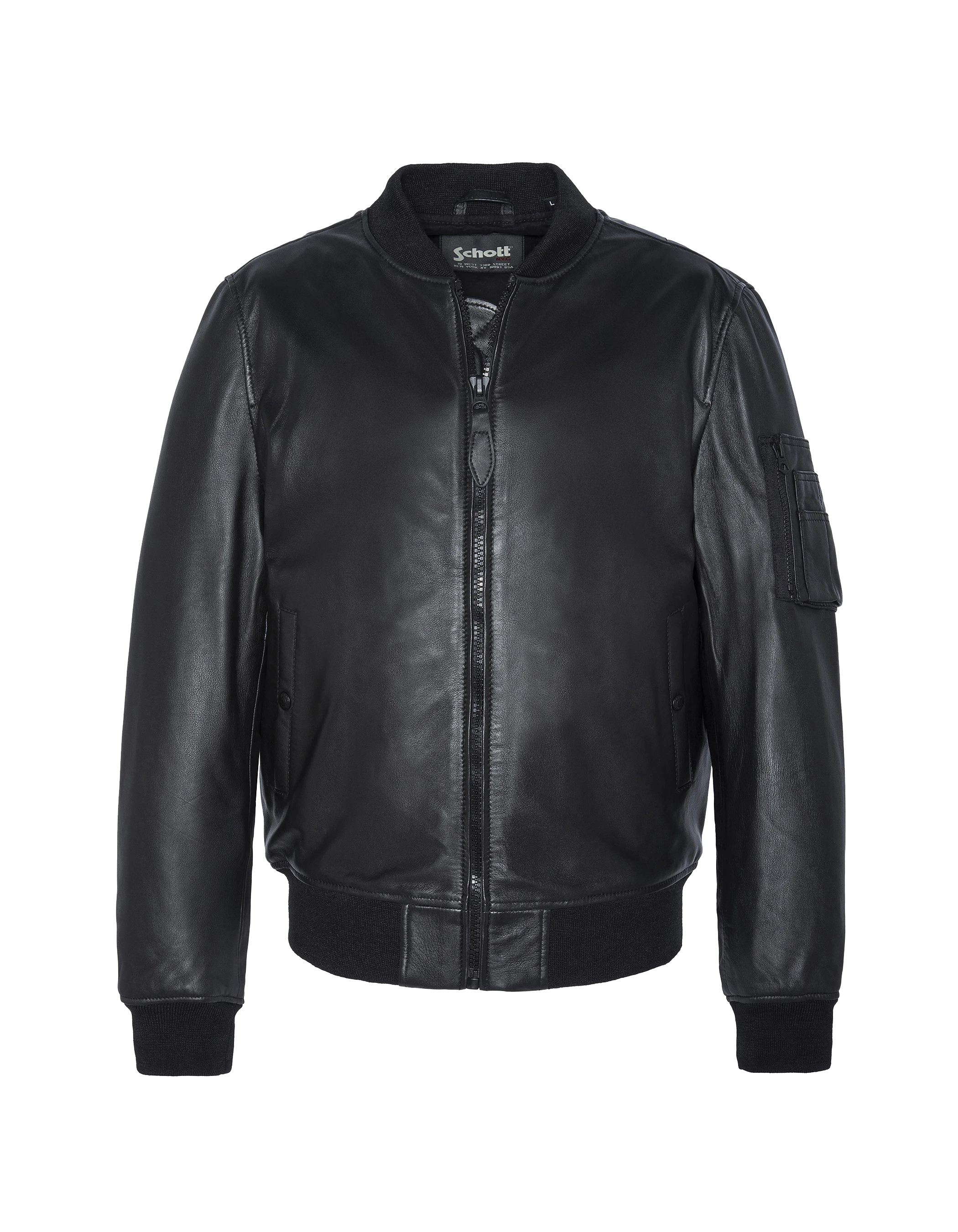 LEATHER JACKET BOWERY/レザージャケット バワリー MA-1