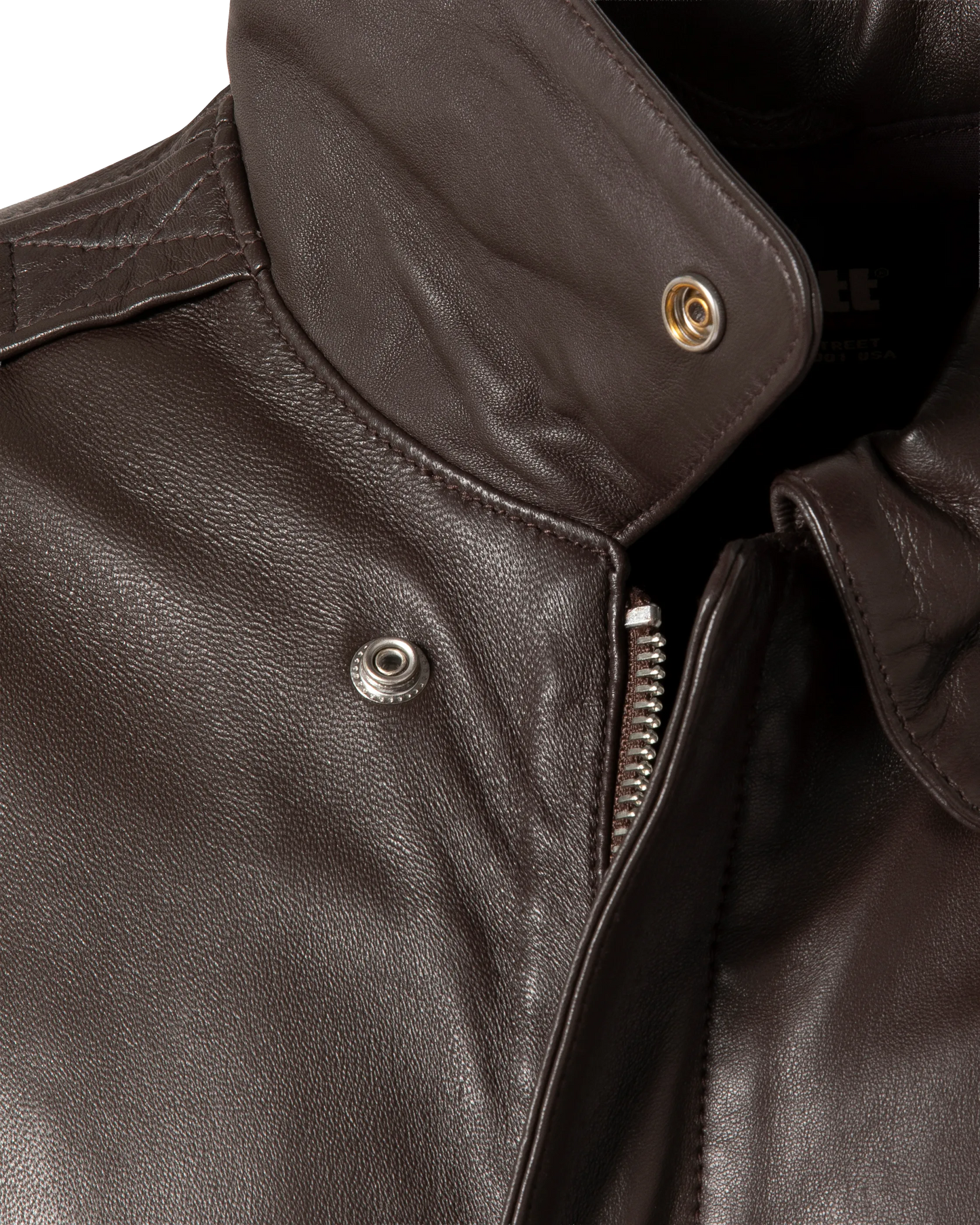 flight jacket brown, lambskin leather