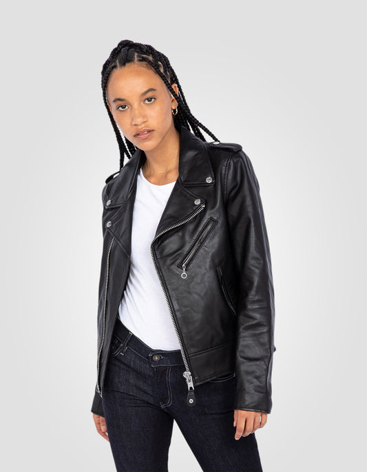 Giacca in pelle ARANCIONE da donna, giacca trapuntata da festa firmata, giacca in pelle BIKER per regalo invernale, giacca celebrità - Italia Giacca in pelle ARANCIONE da donna, giacca trapuntata da festa firmata, giacca in pelle BIKER per regalo invernale, giacca celebrità - Italia