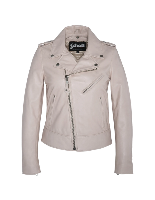 Giacca Pink Perfecto® in polvere, in pelle di agnello