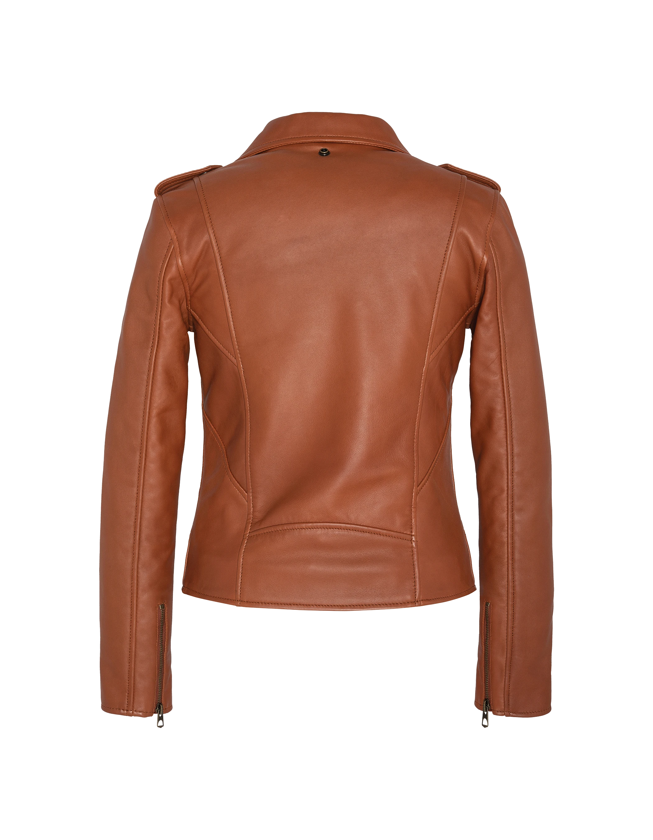 Chaqueta de coñac perfecto®, cuero de cordero-7