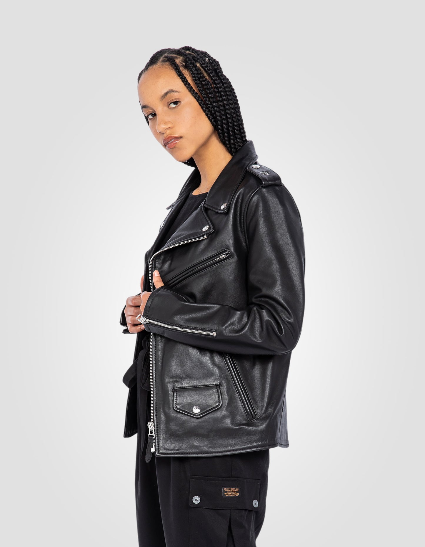 Blouson Perfecto® One Star, cuir de vachette