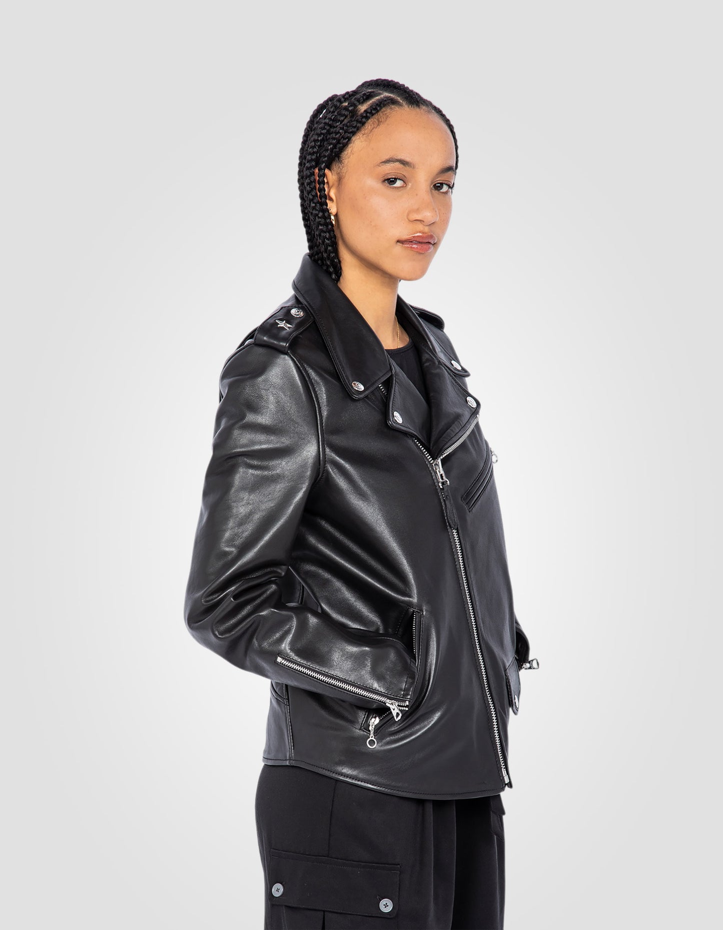 Blouson Perfecto® One Star, cuir de vachette