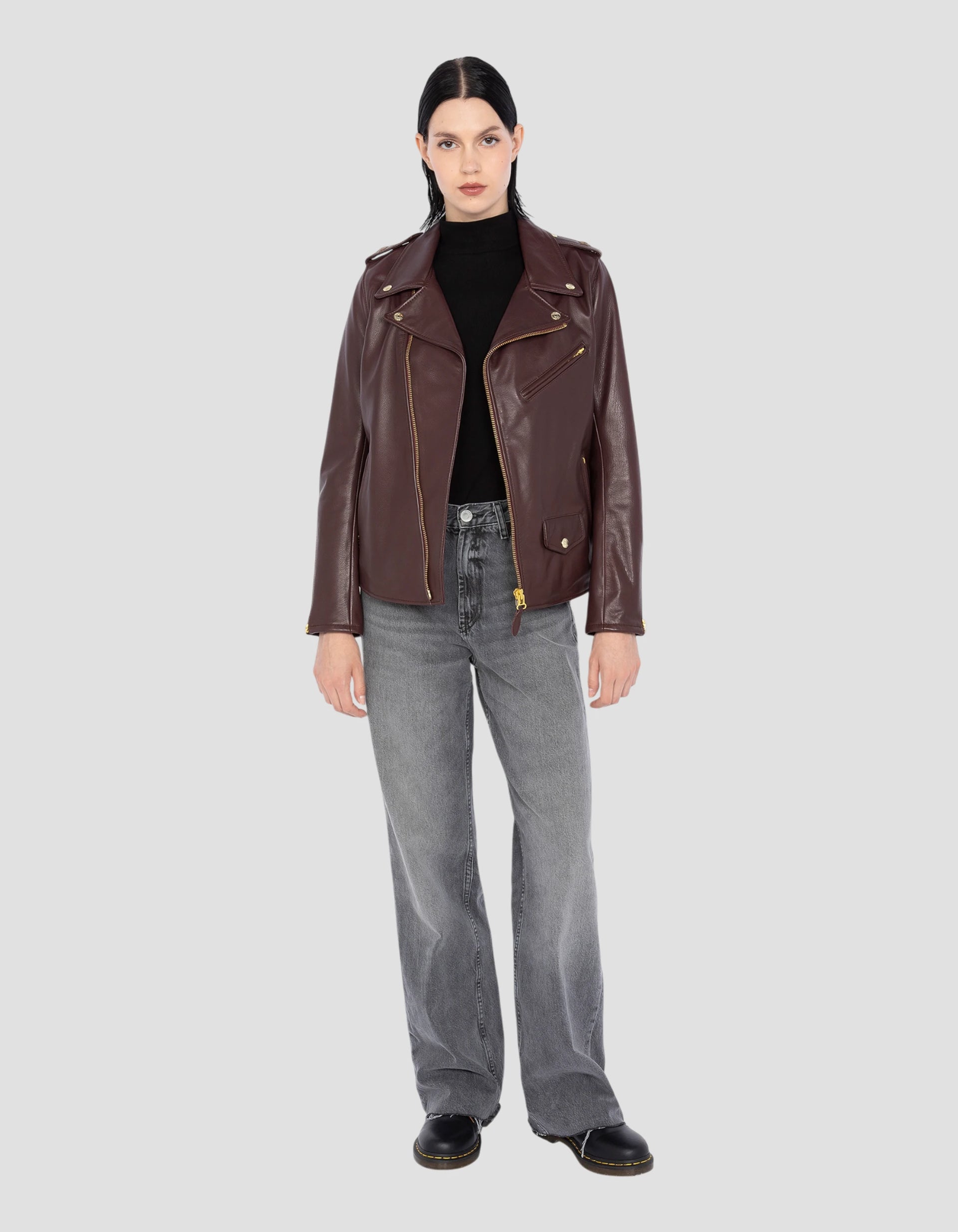 Schott ショット　LEATHER LIGHT DOWN JACKET Schott N.Y.C ショット LEATHER FULL ZIP PARKA レザー