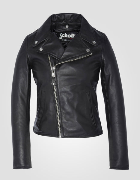 Black perfecto jacket, lamb leather - LCW8615 | Schott NYC®