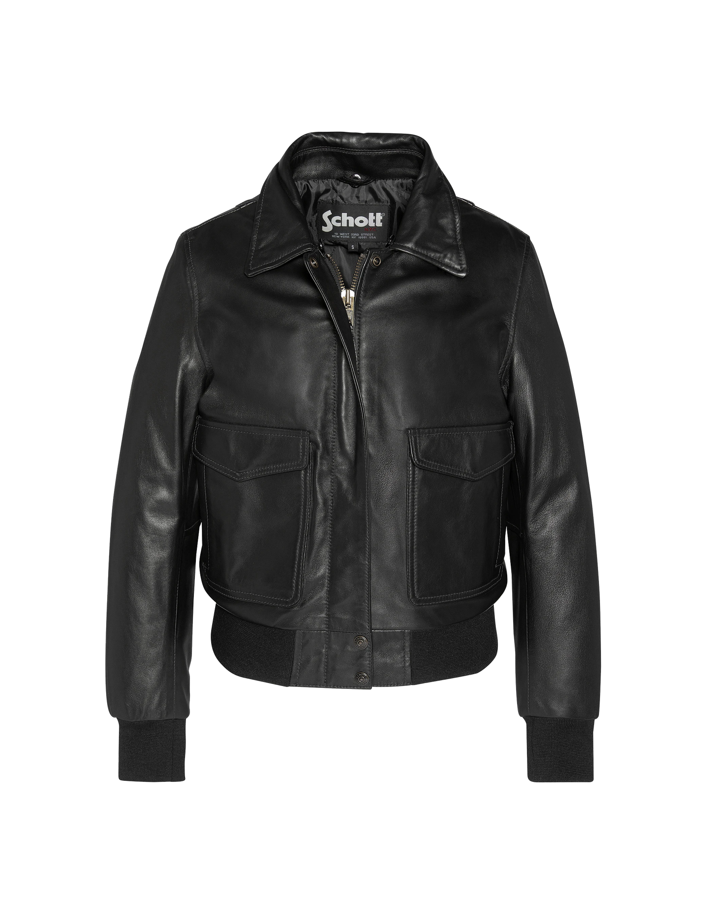 Schwarze Jacke mit abnehmbarem Kunstpelzkragen