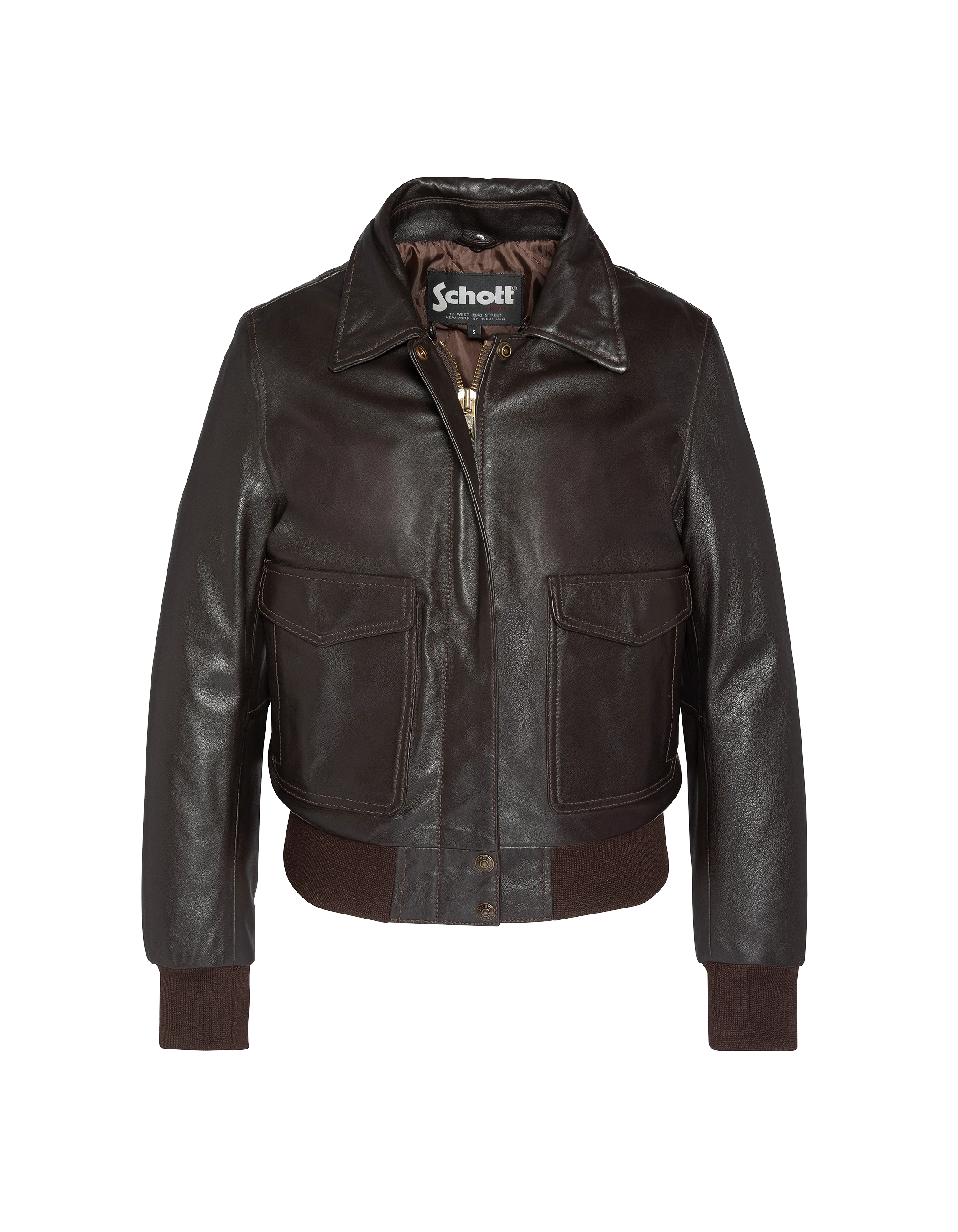 Giacca marrone scuro con collo di pelliccia in finto rimovibile-5