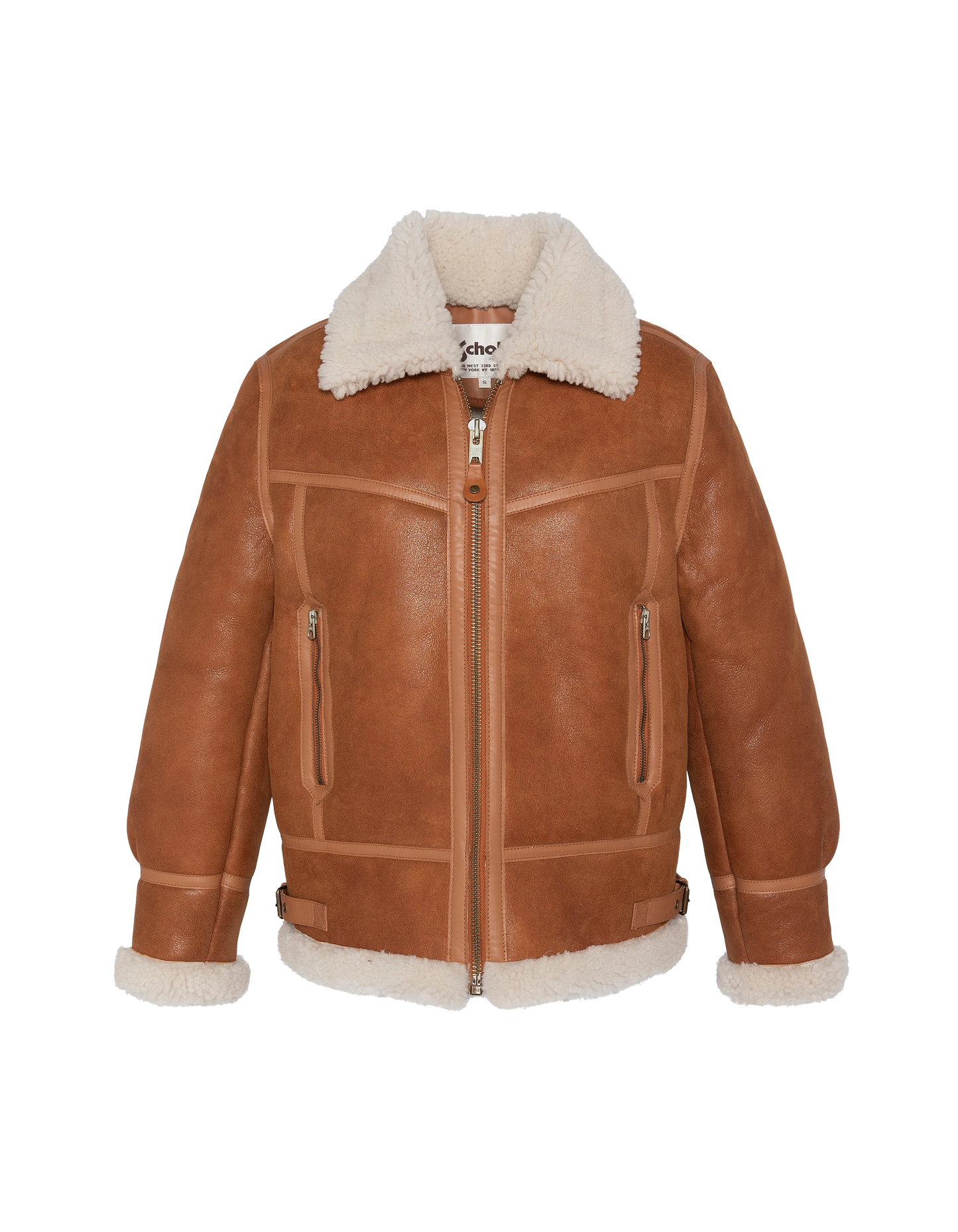 Bernsteinbomberjacke, doppelte Schafe