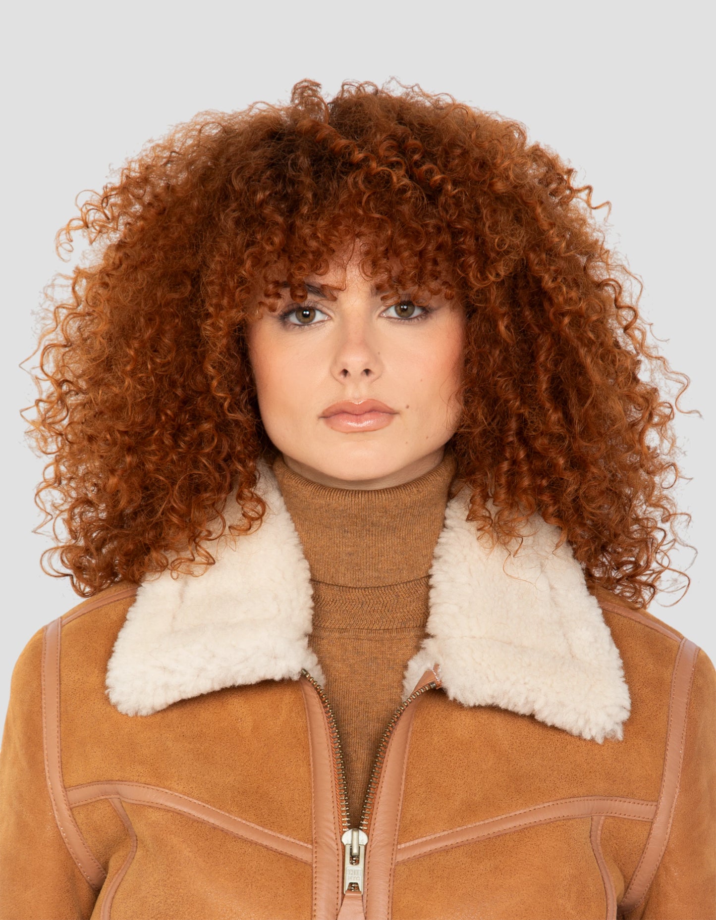 Bernsteinbomberjacke, doppelte Schafe