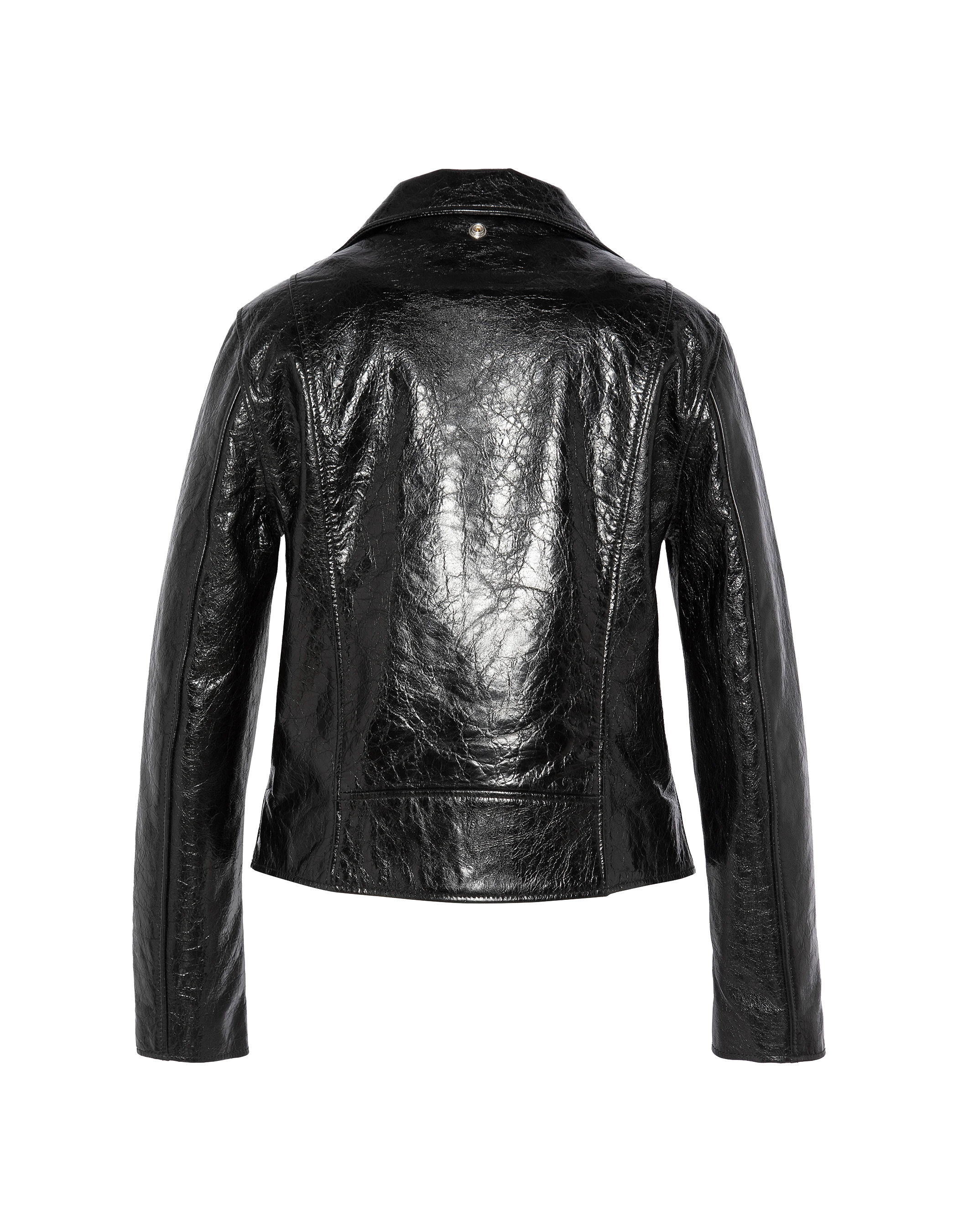 Schwarze Verni Perfecto® Jacke, Lammleder-2