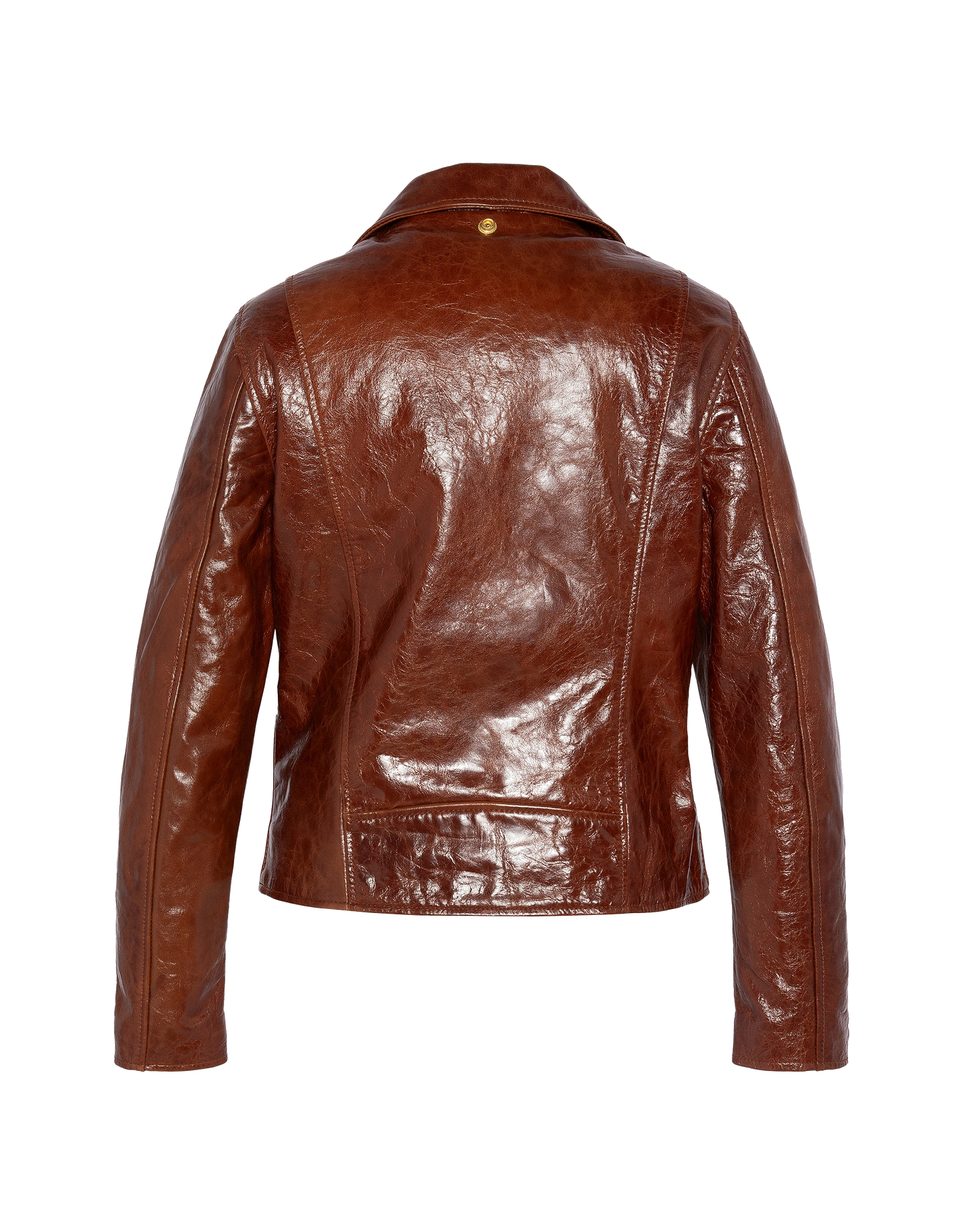 Giacca marrone Varni Perfecto®, pelle di agnello