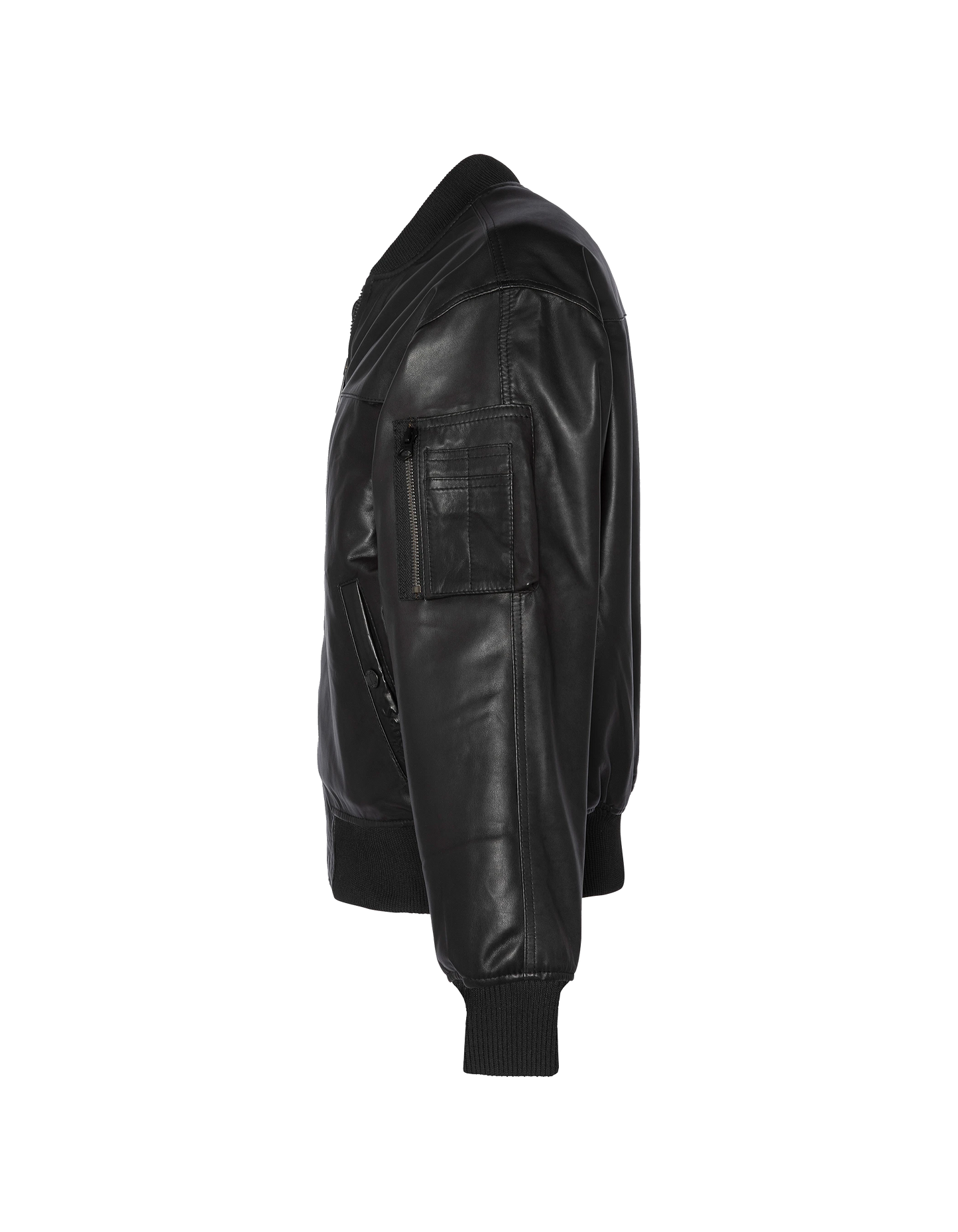 Bombardiere nero, pelle di agnello